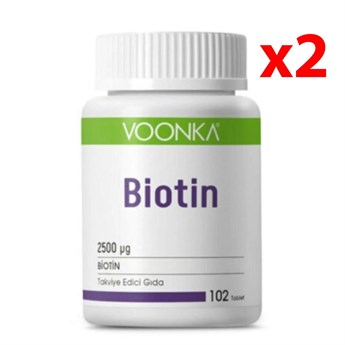 Voonka Biotin 102 Tablet 2li