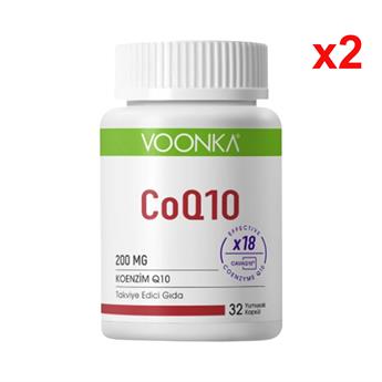 Voonka COQ10 200 Mg 32 Yumuşak Kapsül x 2 Adet