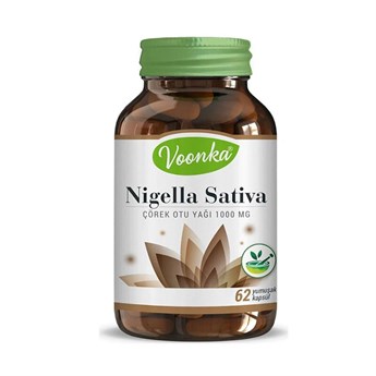 Voonka Nigella Sativa Çörek Otu Yağı 1000 mg 62 Kapsül