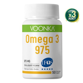 Vonka Voonka Omega 3 975 Mg 50 Yumuşak Kapsül - 3 Adet (150 Kapsül)