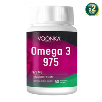Voonka Omega 3 975 mg 50 Kapsül 2li