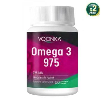 Voonka Omega-3 975 mg 2x52 Kapsül