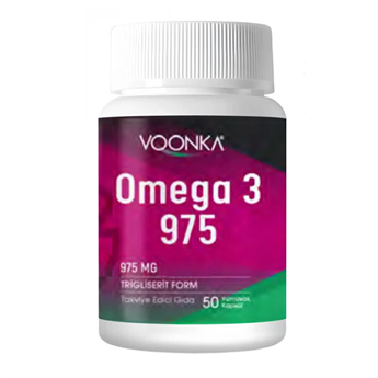 Voonka Omega 3 975 Takviye Edici Gıda 50 Yumuşak Kapsül 103284-1-3