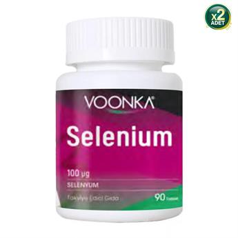 Voonka 100 Mg Selenıum Içeren Takviye Gıda 92 Tablet*2 Adet