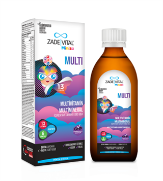 Zade Vital Miniza Multi Sıvı Takviye Edici Gıda 150 ml