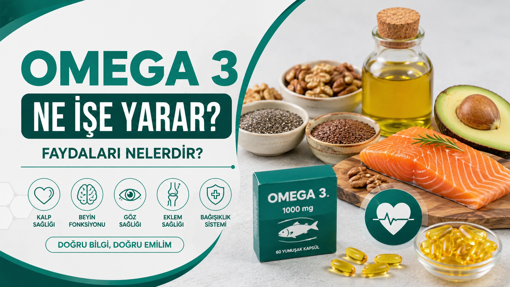 Omega 3 Ne İşe Yarar? Faydaları Nelerdir?
