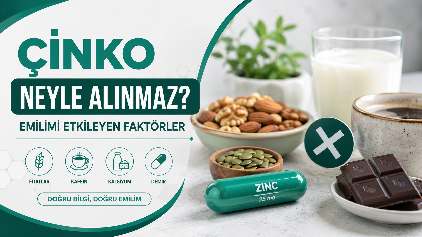 Çinko Neyle Alınmaz? Emilimi Etkileyen Faktörler