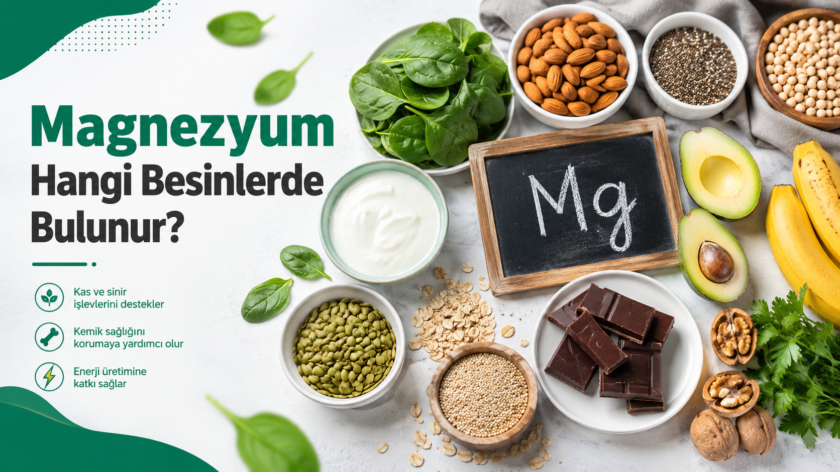 Magnezyum Hangi Besinlerde Bulunur?