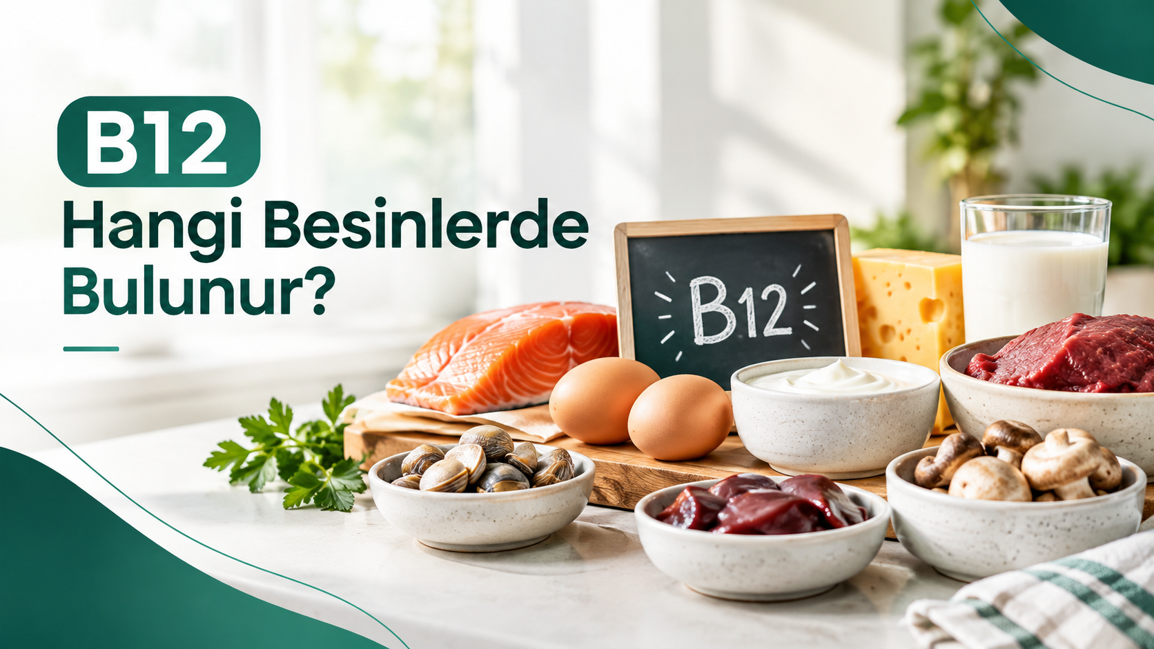 B12 Hangi Besinlerde Bulunur?