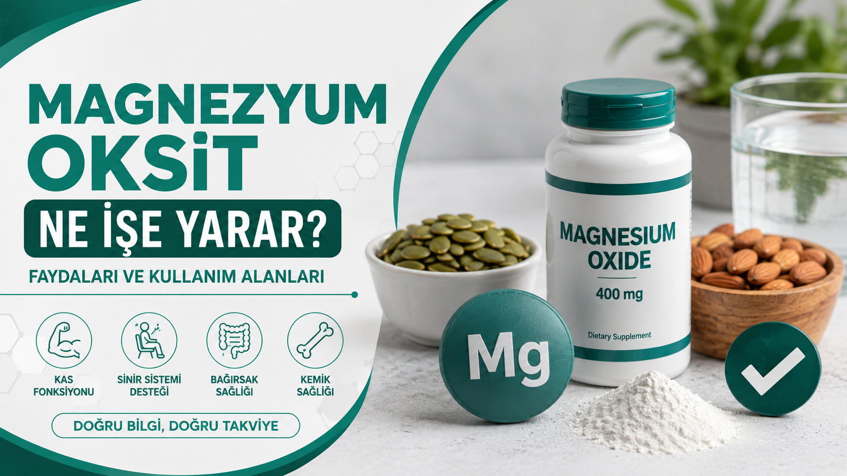 Magnezyum Oksit Ne İşe Yarar?