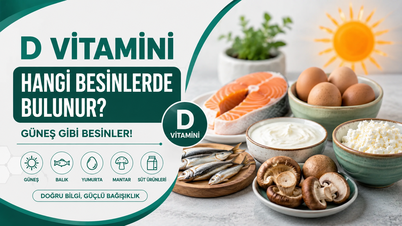 D Vitamini Hangi Besinlerde Bulunur?