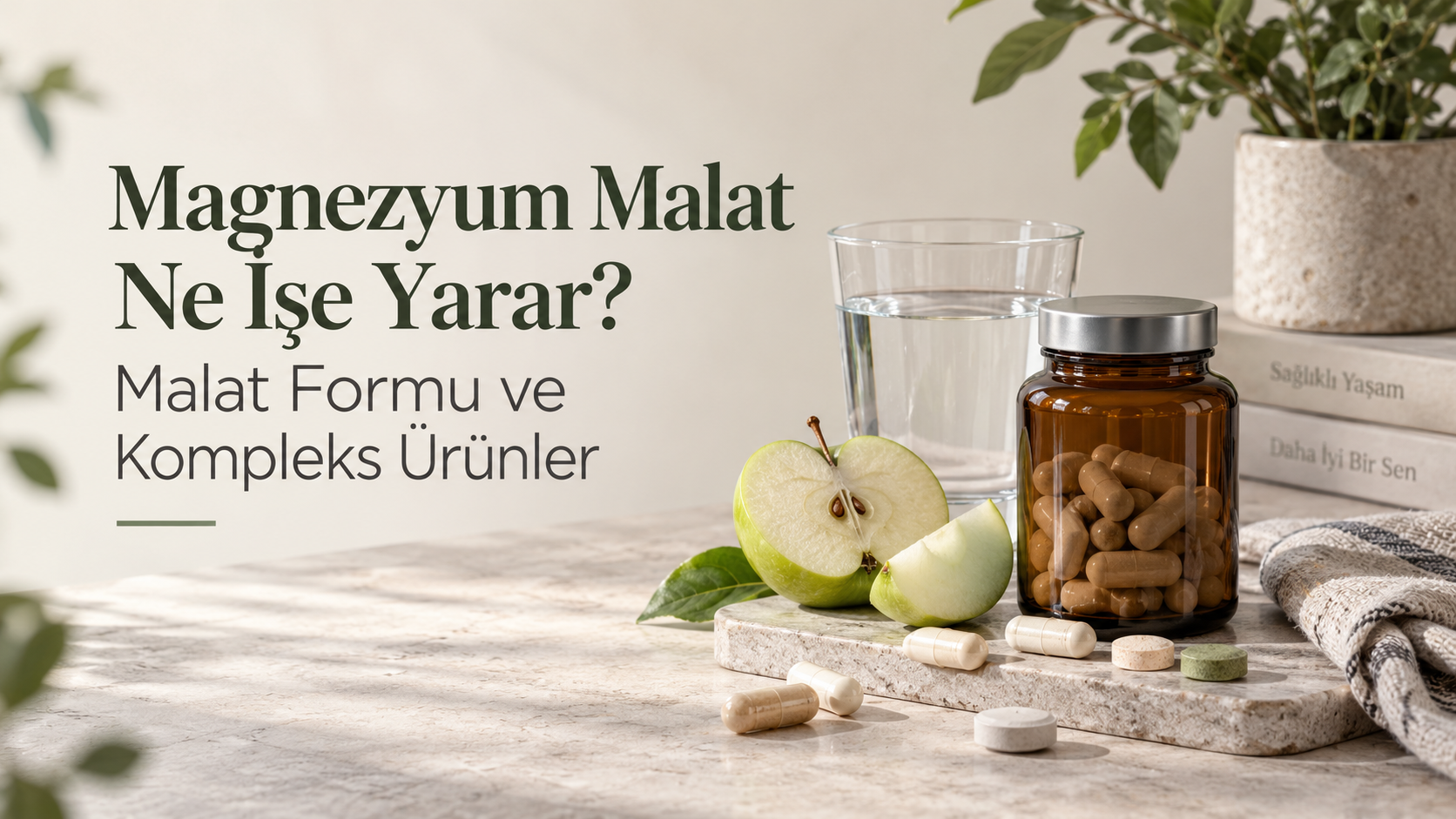 Magnezyum Malat Ne İşe Yarar? Malat Formu ve Kompleks Ürünler