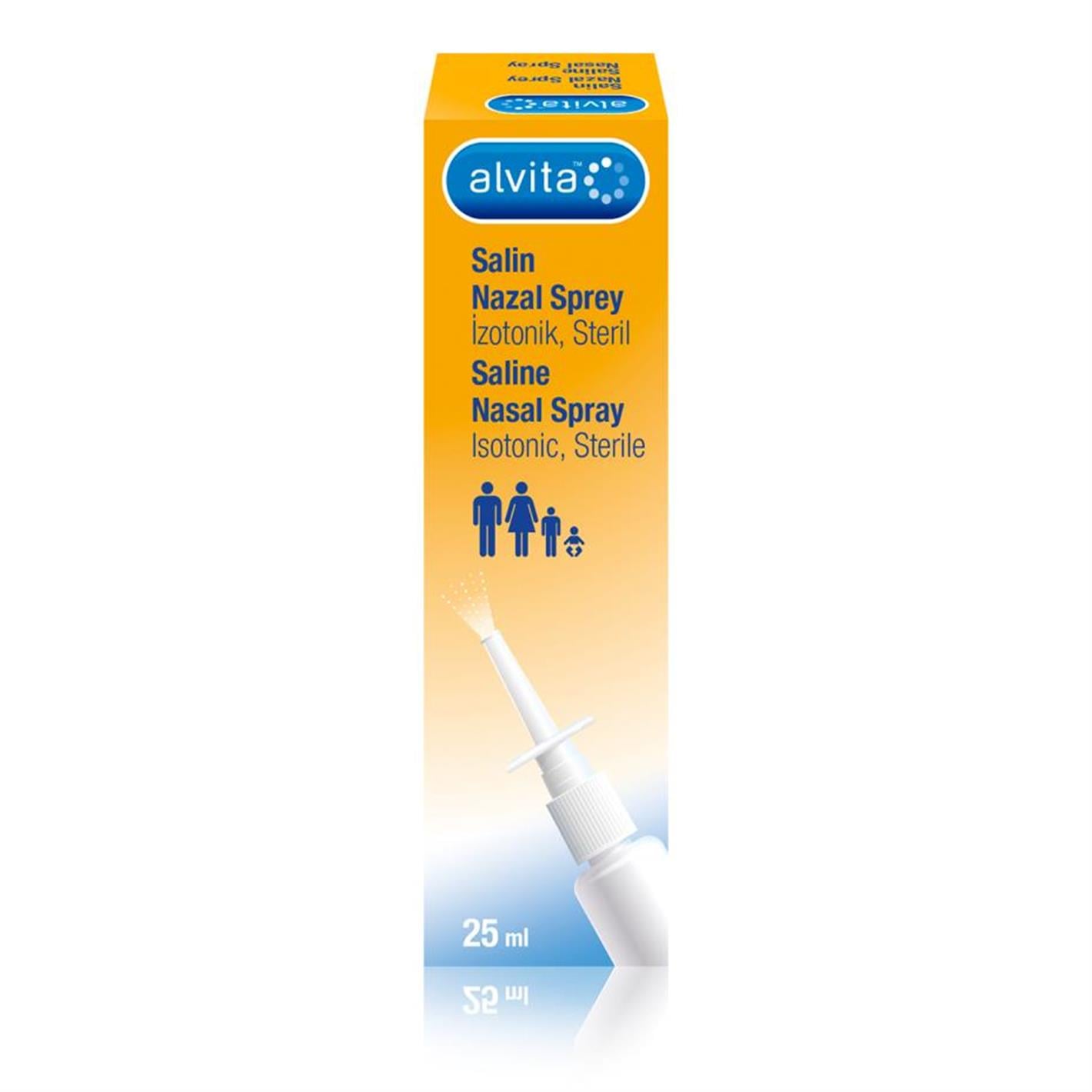 Alvita Salin Nazal Sprey 25 ml