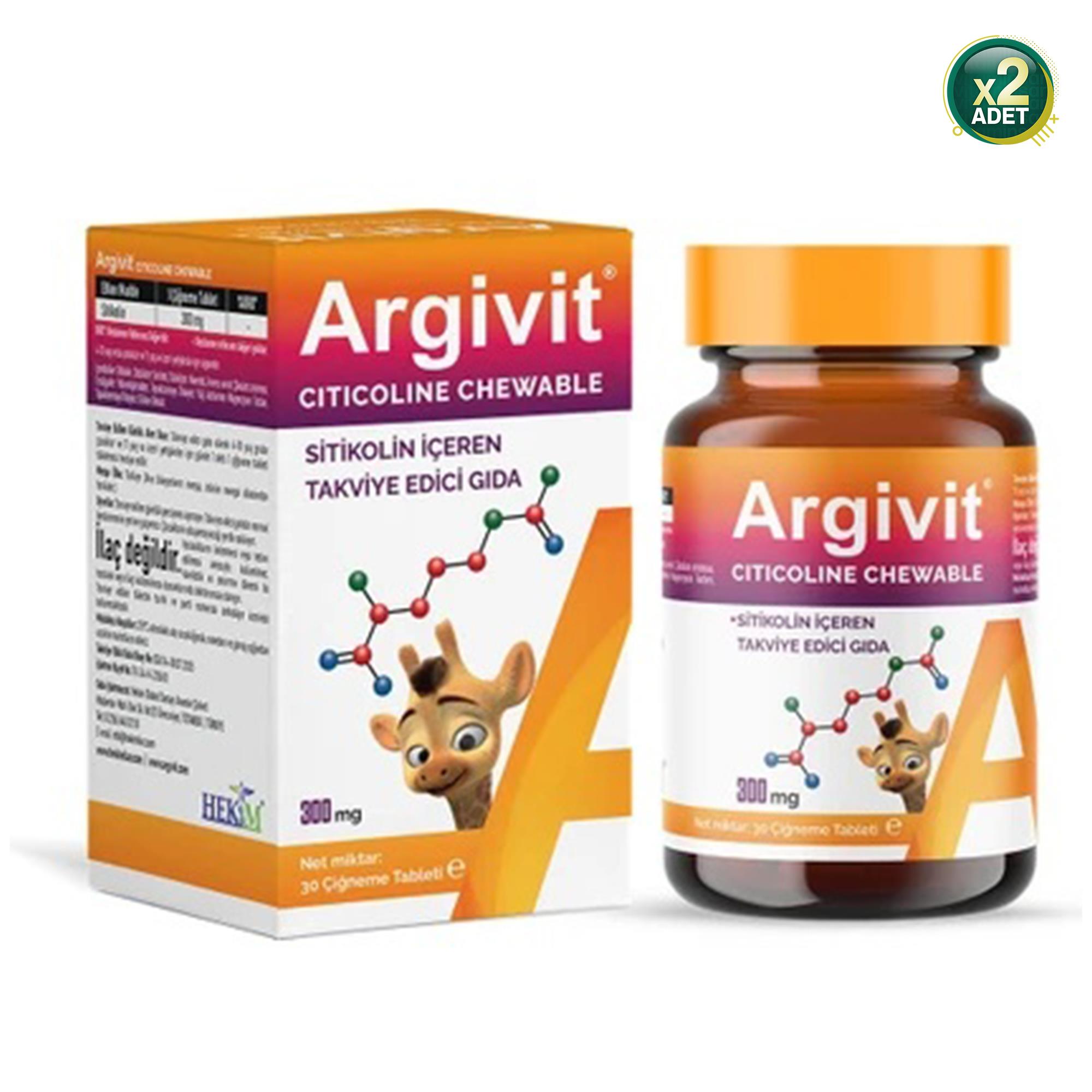 Argivit Citicoline 30 Tablet 2 Adet