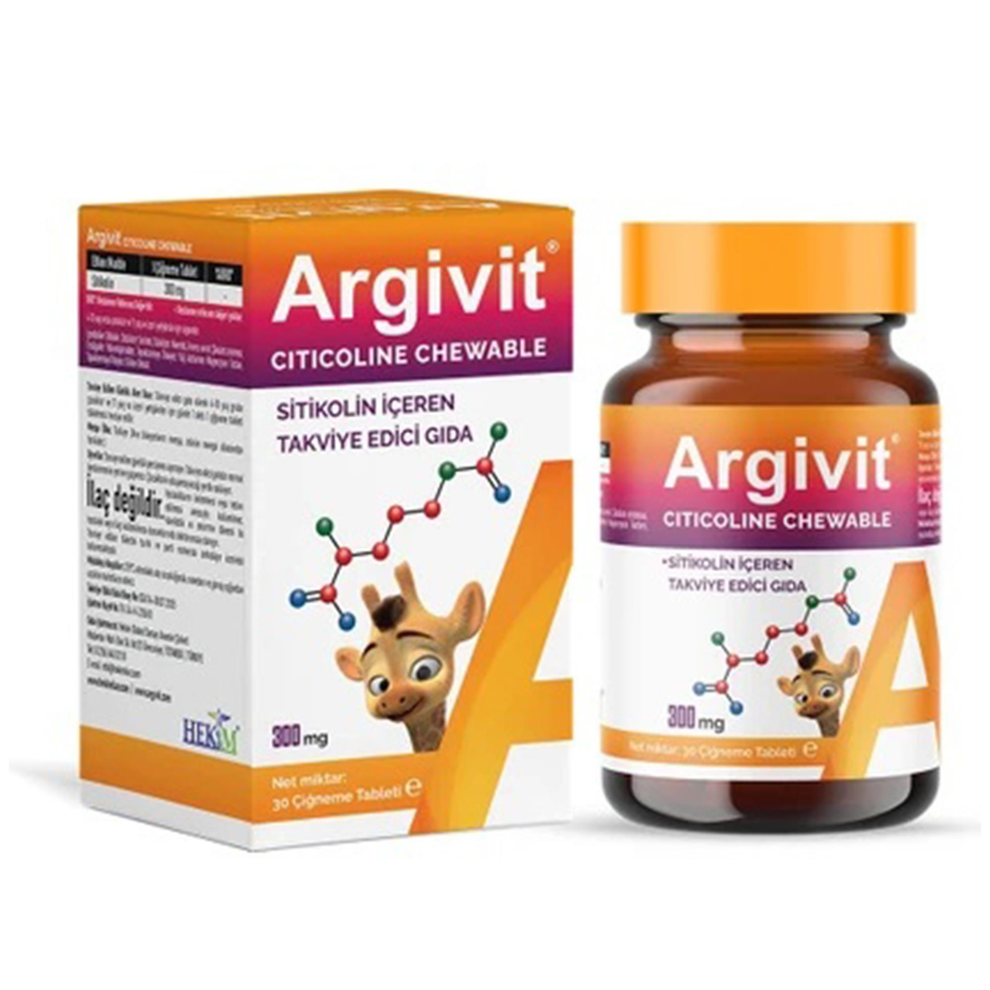 Argivit Citicoline 30 Tablet