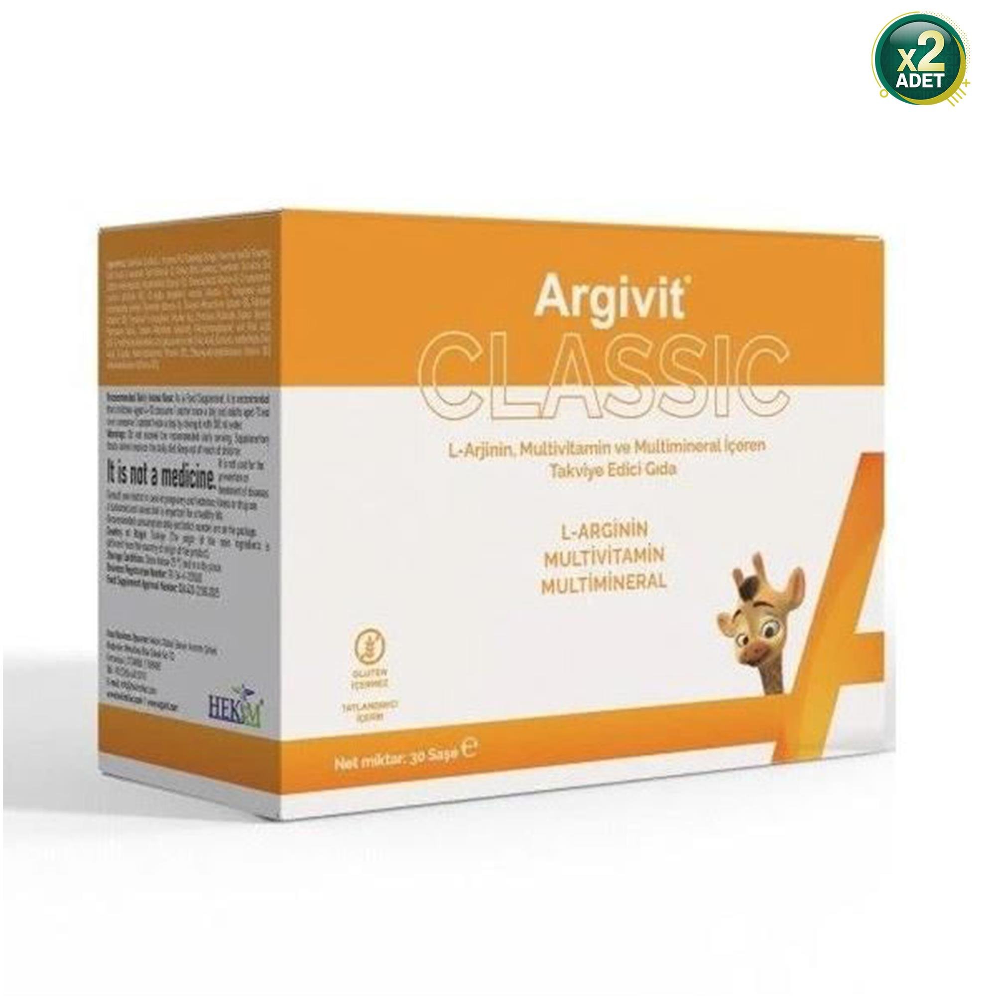 Argivit Classic 30 Saşe 2 Adet