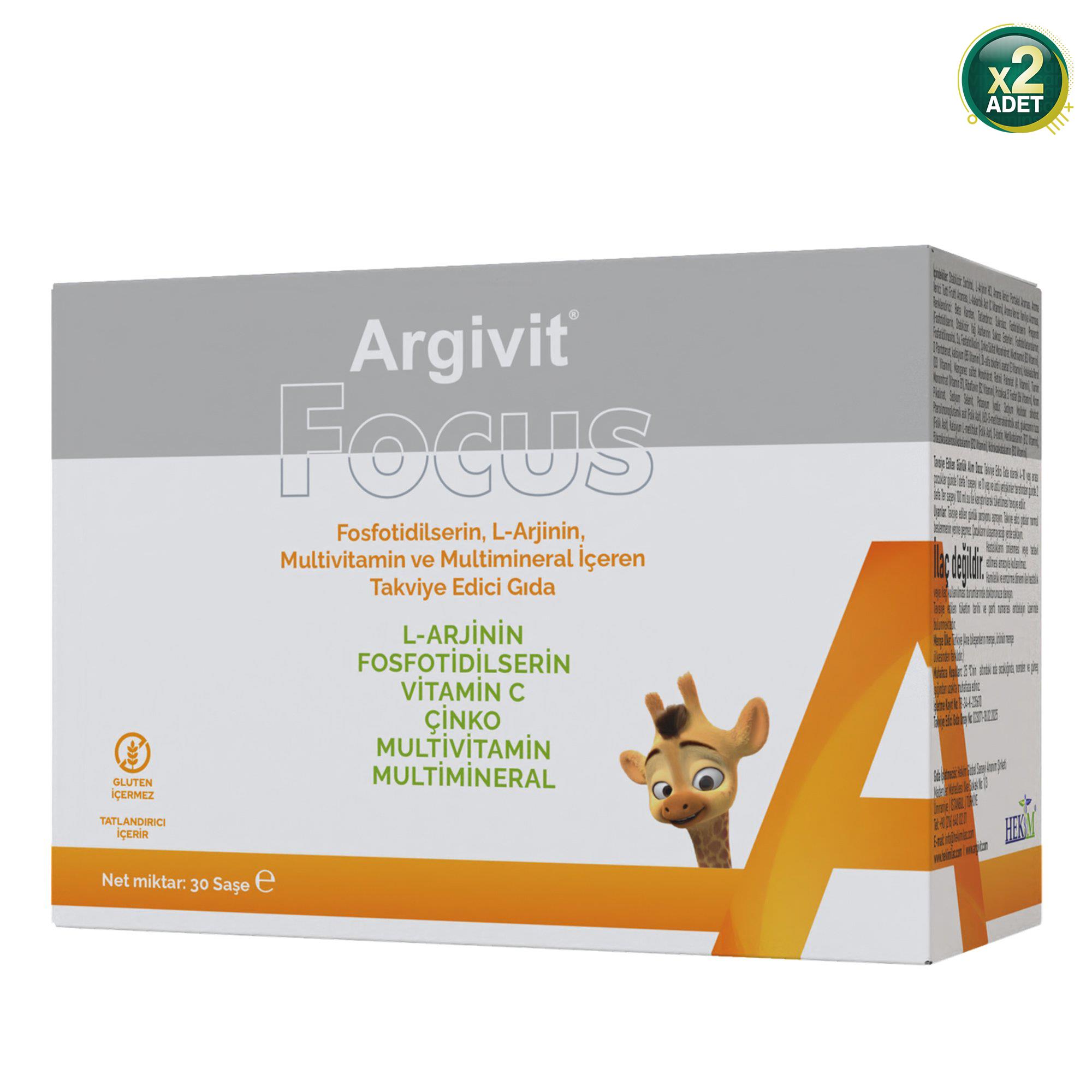 Argivit Focus 30 Saşe 2'li