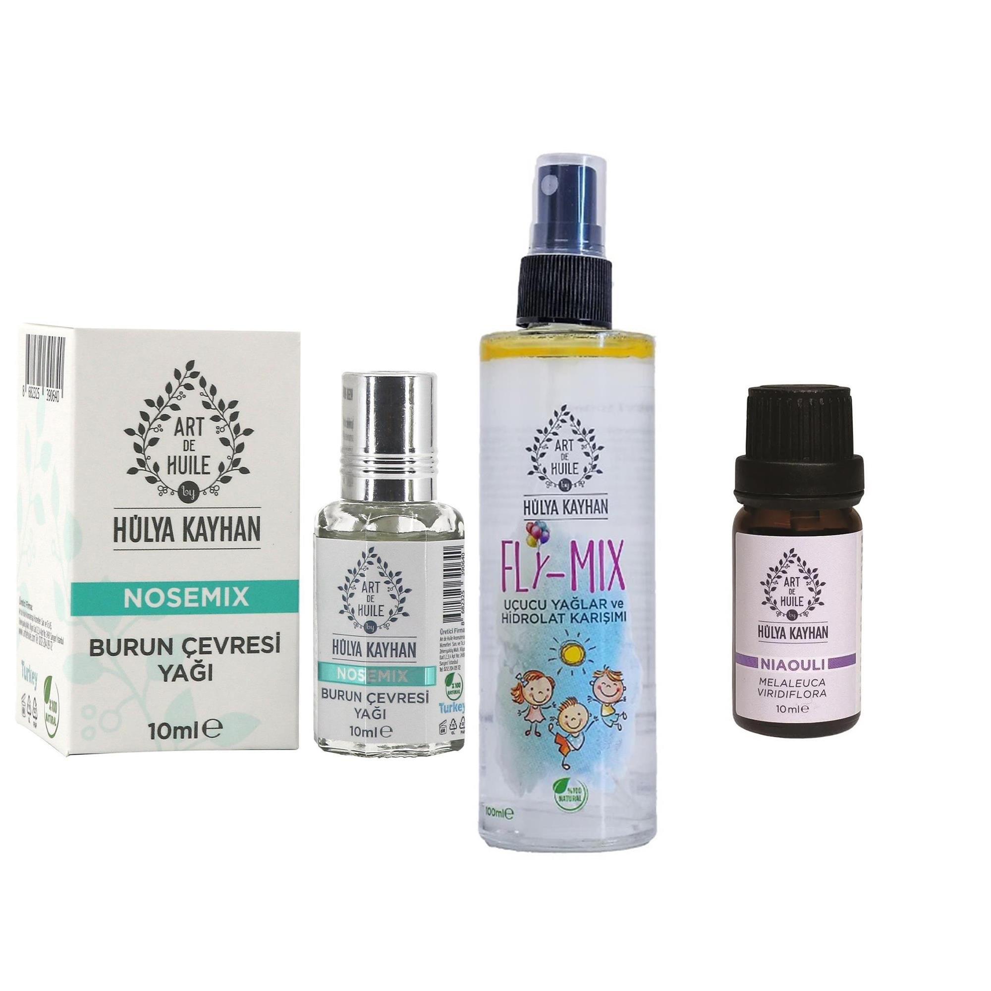 Art De Huile By Hülya Kayhan Fly Mix - Nose Mix - Lavanta Alerjik Kişilere Destek Paketi