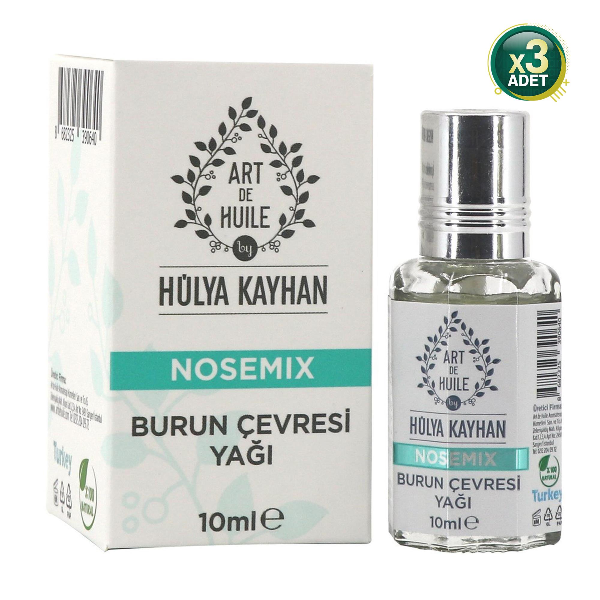 Art De Huile Nosemix Burun Çevresi Bakım Yağı 10 ml 3 Adet