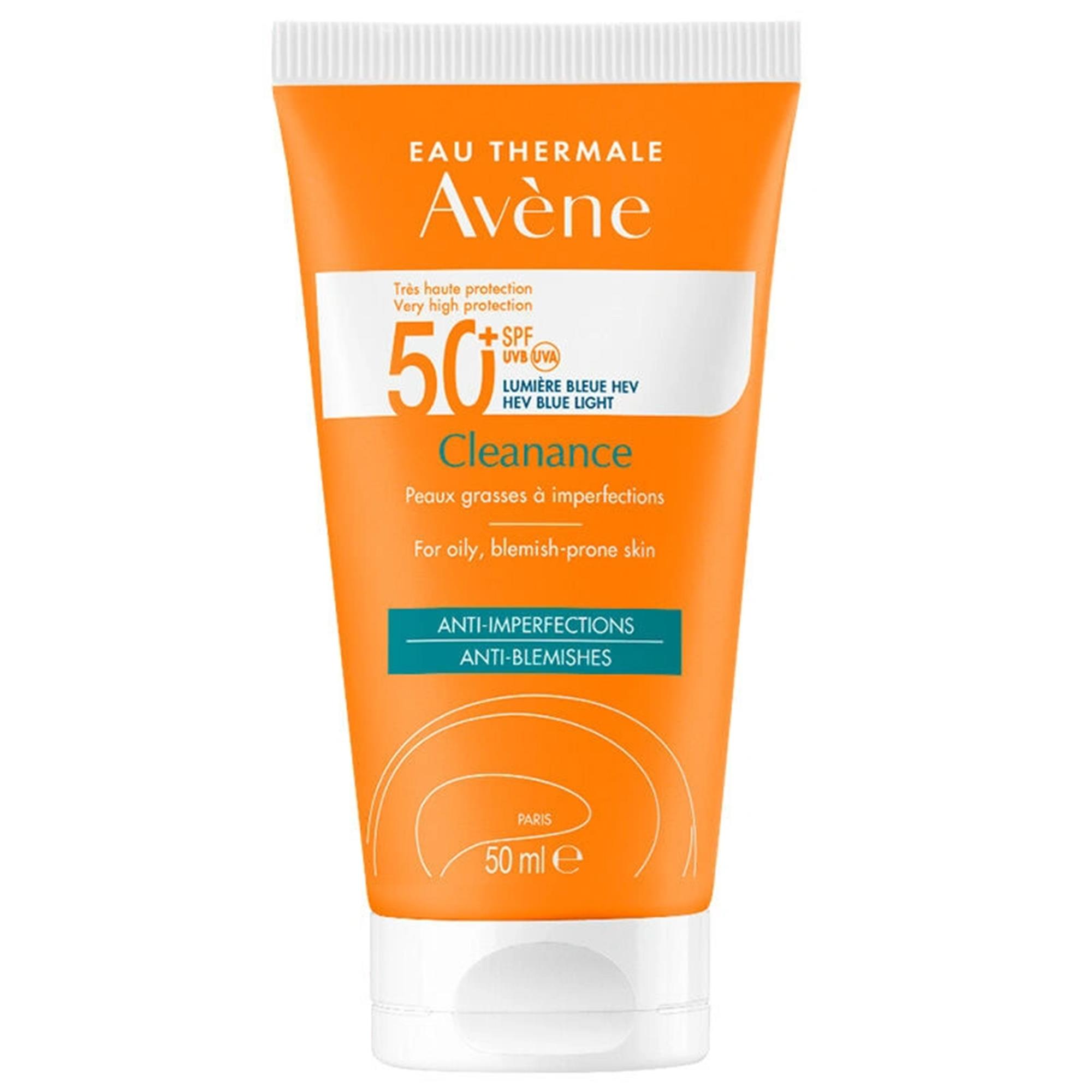 Avene Solaire Cleanance SPF 50+ Yağlı Ciltler için Güneş Koruyucu 50 ml