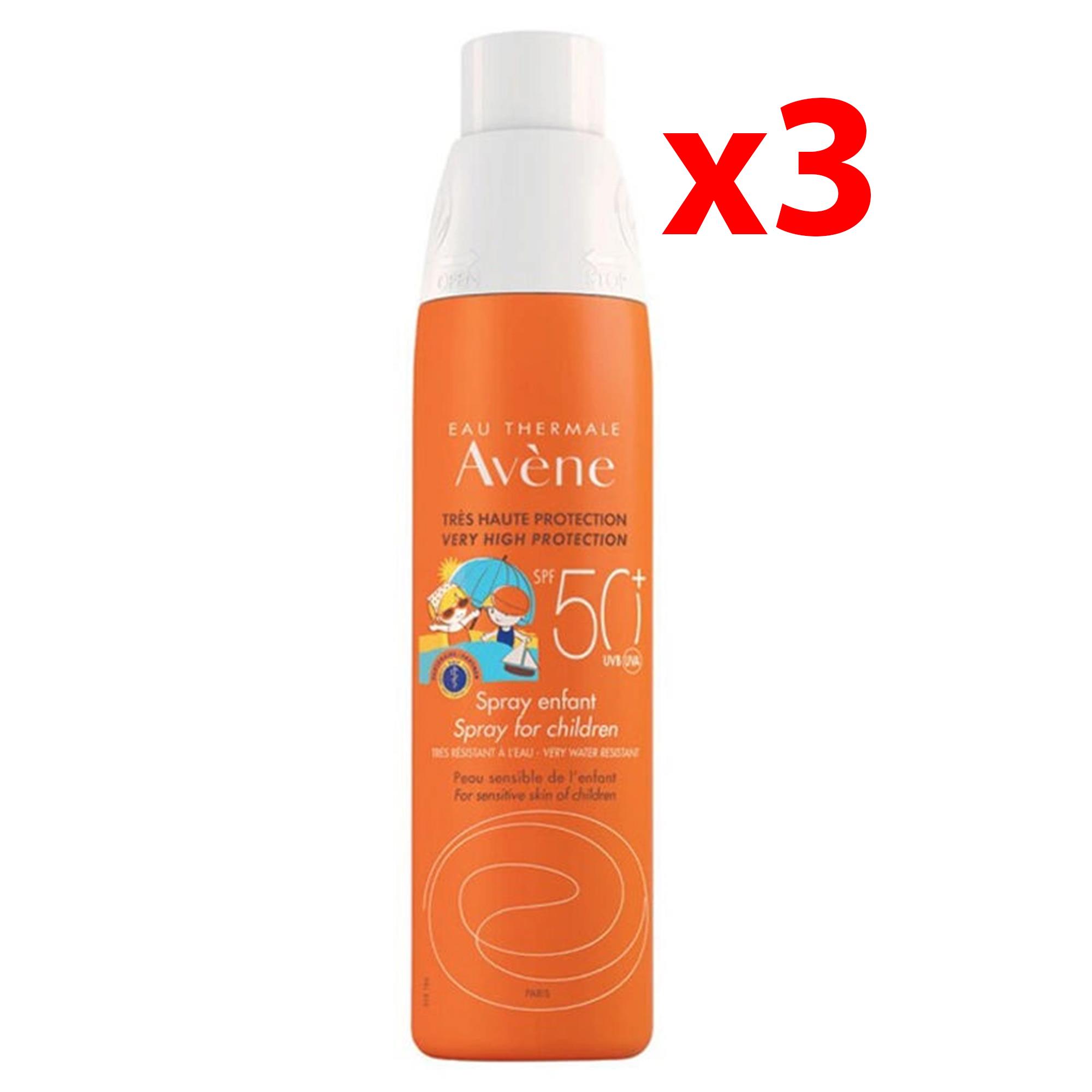 Avene Spf 50+ Children Çocuk Güneş Spreyi 200ml 3 Adet