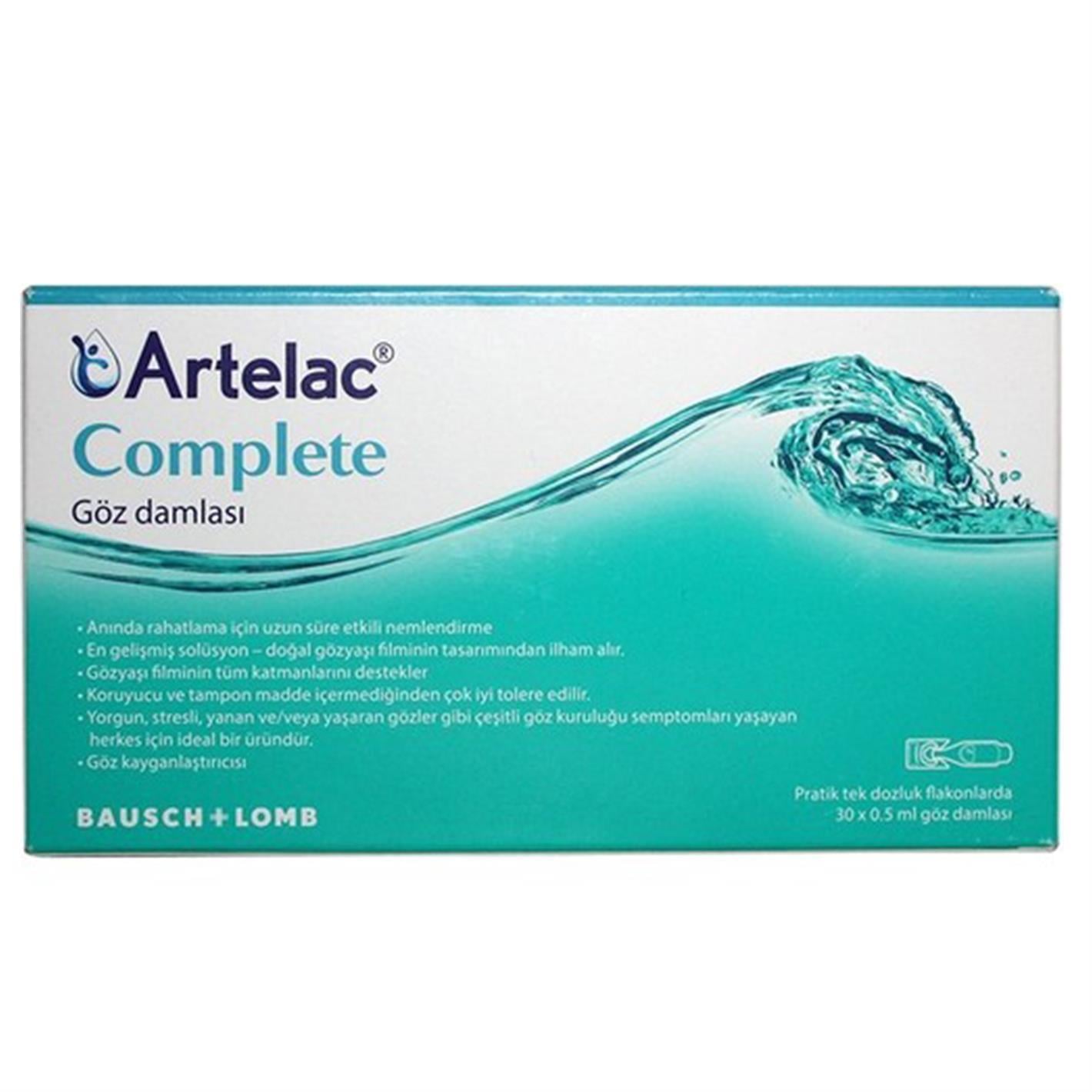 Bausch & Lomb Artelac Complete Göz Damlası 30 x 0,5 ml