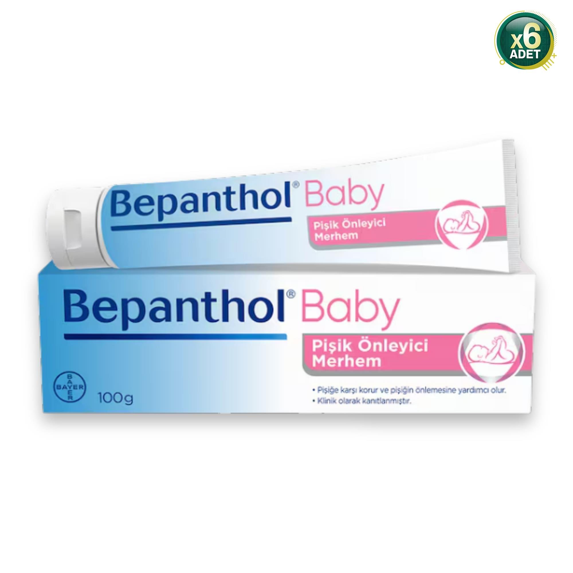 Bepanthol Baby Pişik Kremi 100 gr 6 Adet