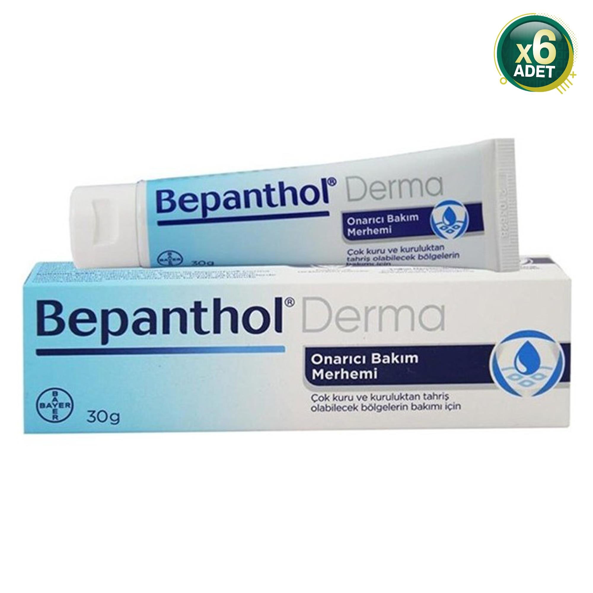 Bepanthol Derma Onarıcı Bakım Merhemi 30 gr 6 Adet