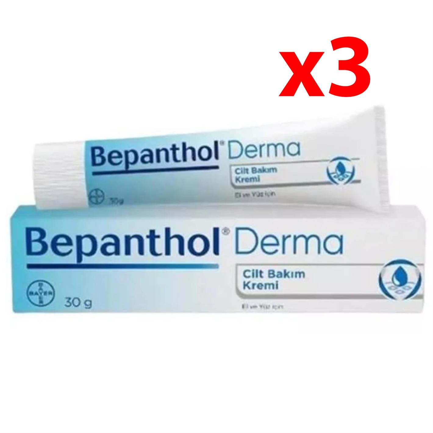 Bepanthol El ve Yüz İçin Cilt Bakım Kremi 30 gr 3 Adet