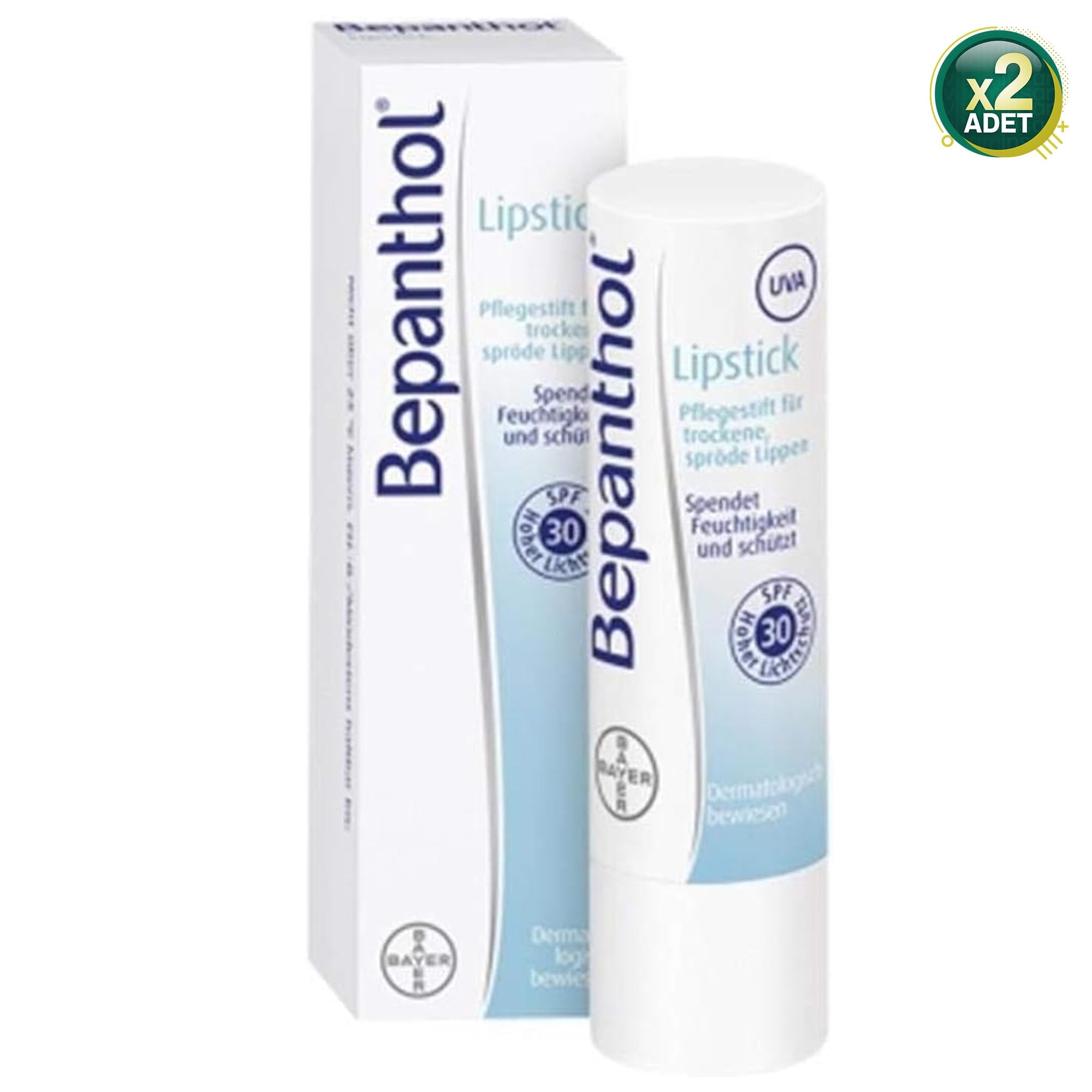 Bepanthol Güneş Koruyucu Dudak Krem 4,5 Gr 2 Adet