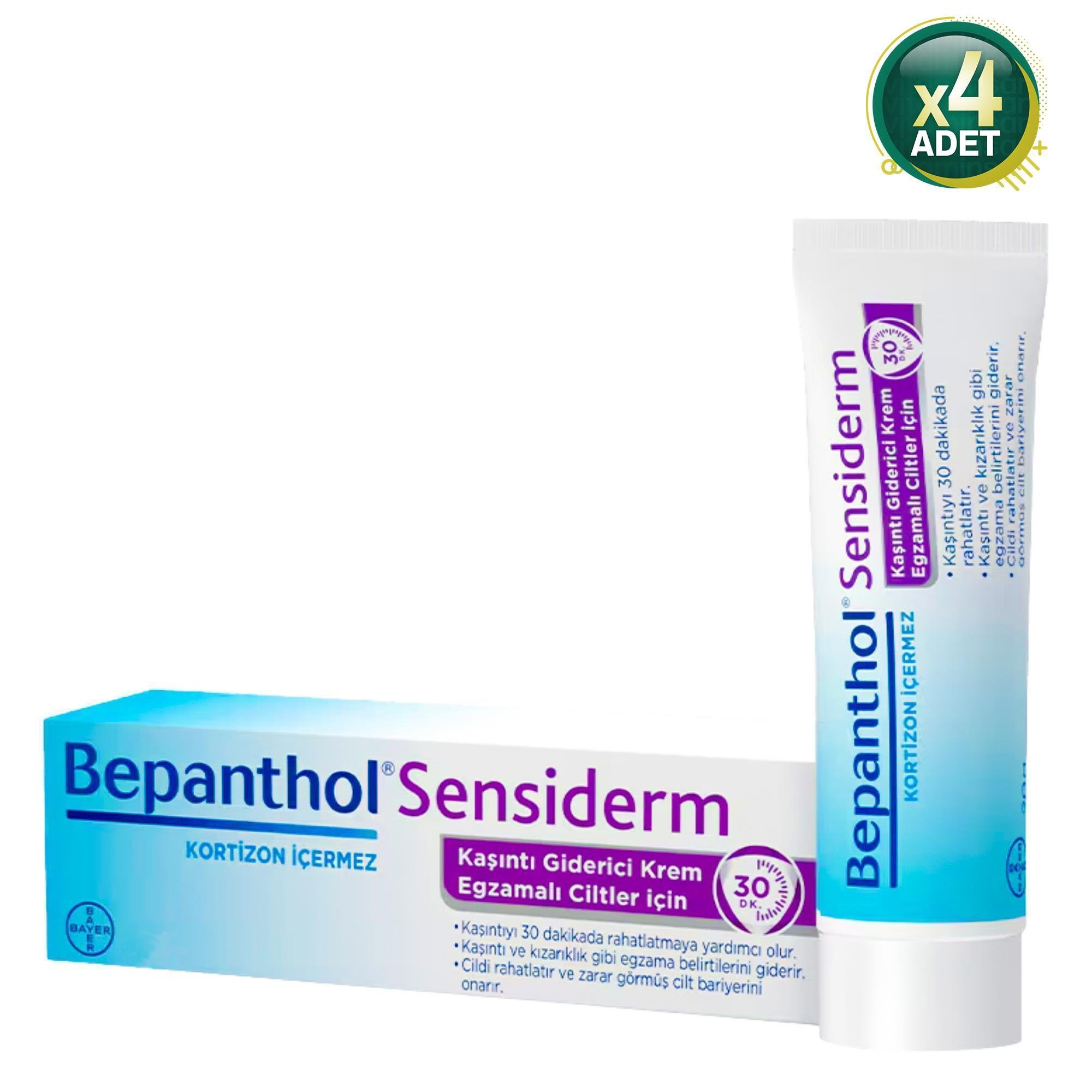 Bepanthol Sensiderm 50 gr 4 Adet Egzama ve Kaşıntı Giderici Krem
