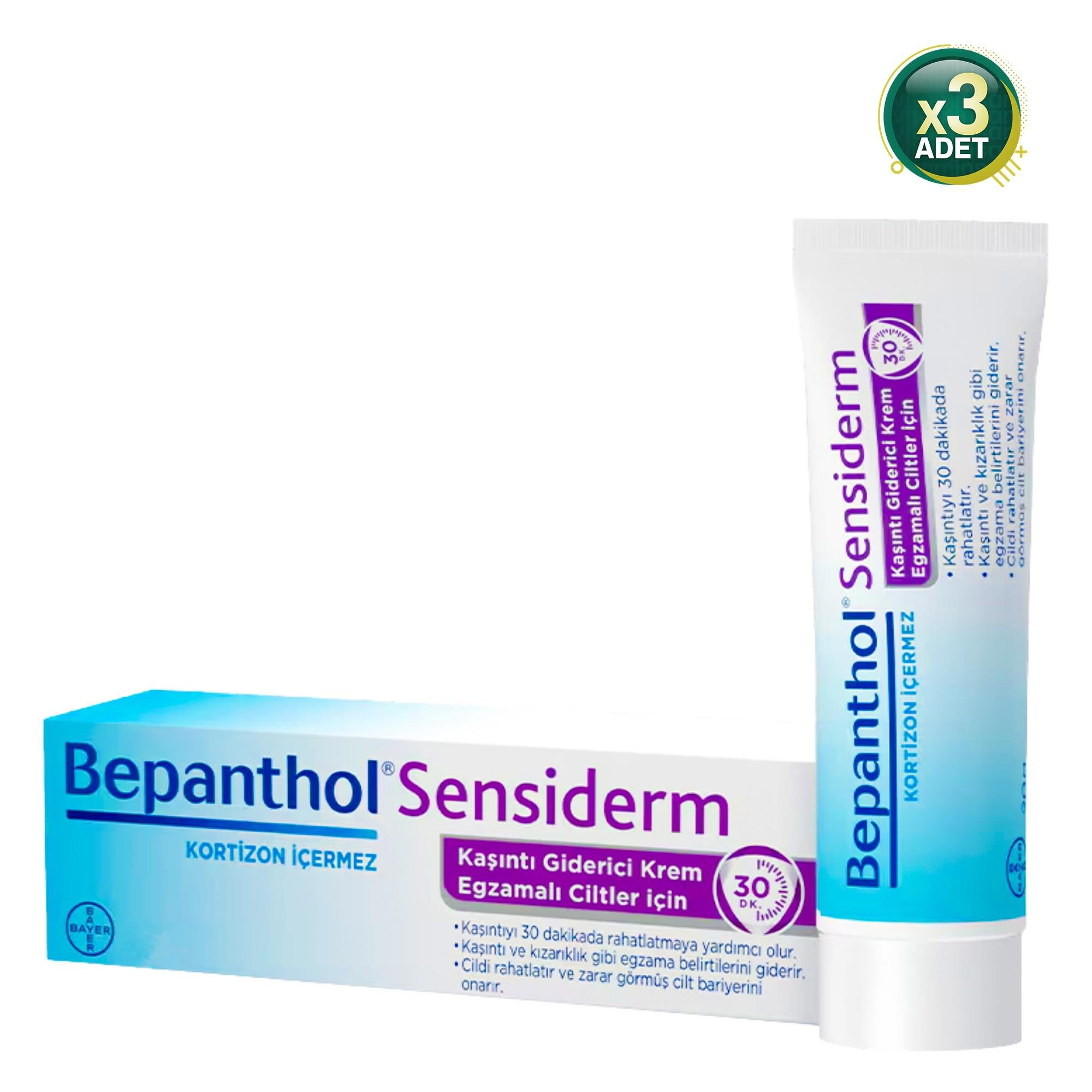 Bepanthol Sensiderm Krem 50gr 3 Adet