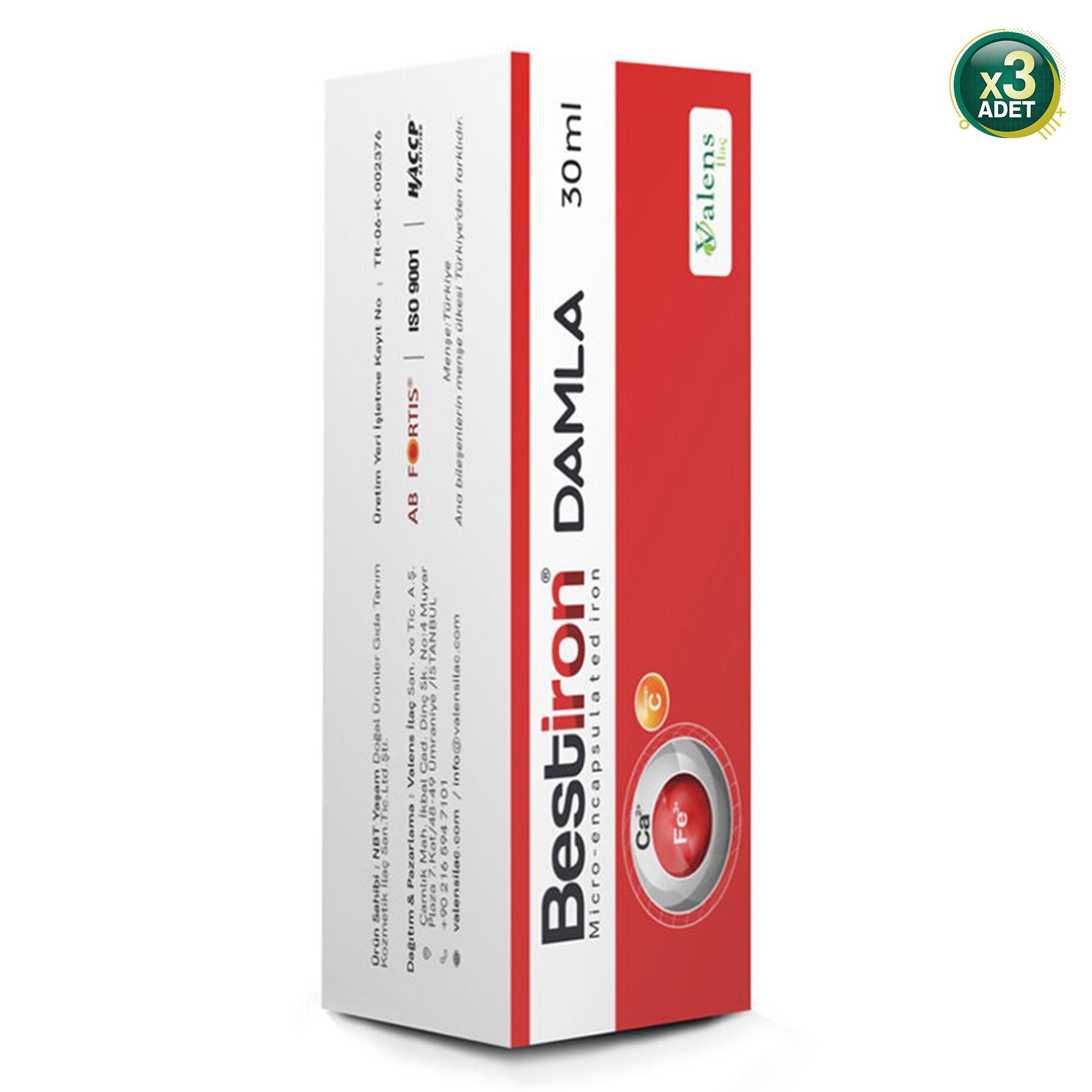 Bestiron Damla 30 ml 3'lü