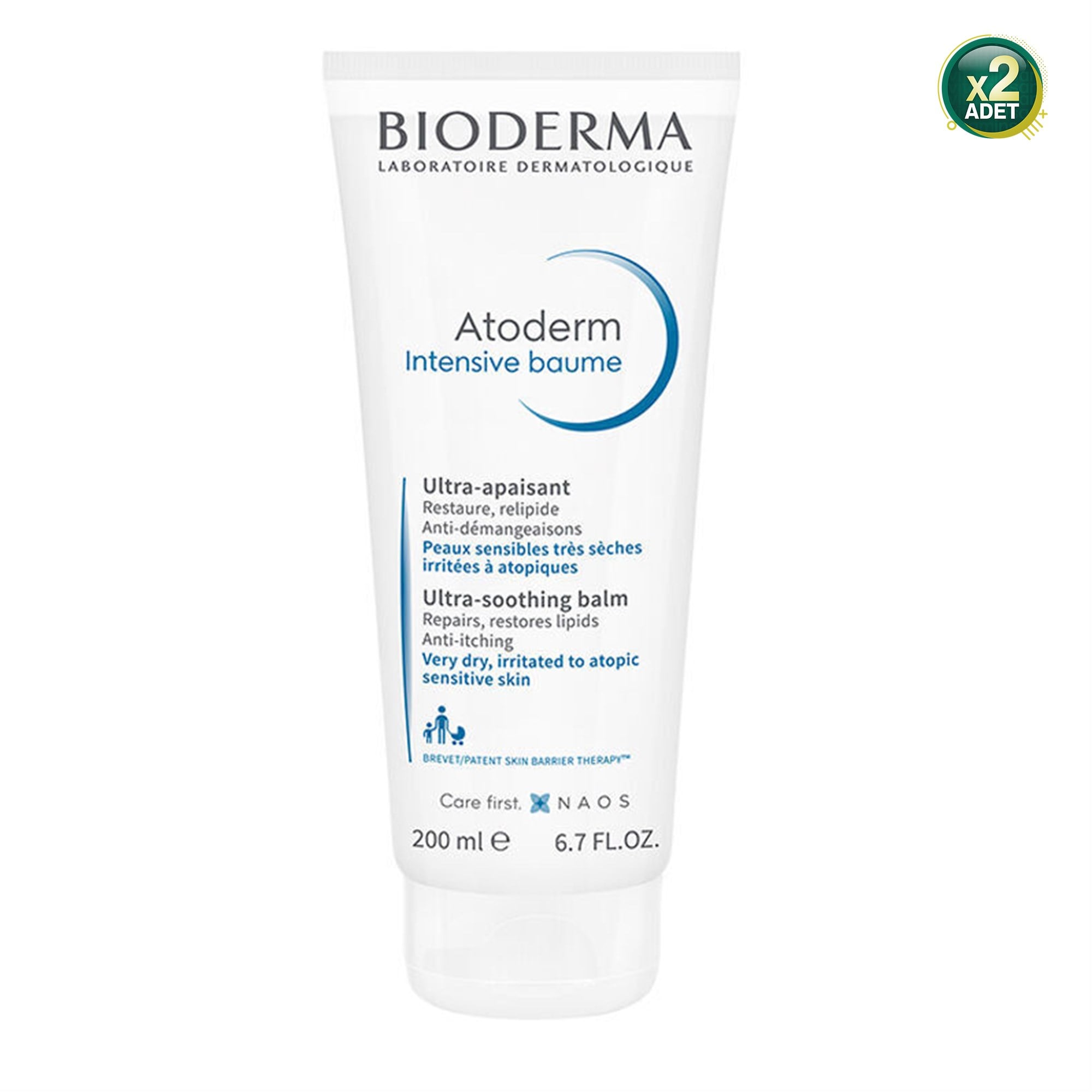 Bioderma Atoderm Intensive Balm 200 ml Vücut Nemlendirici 2 Adet
