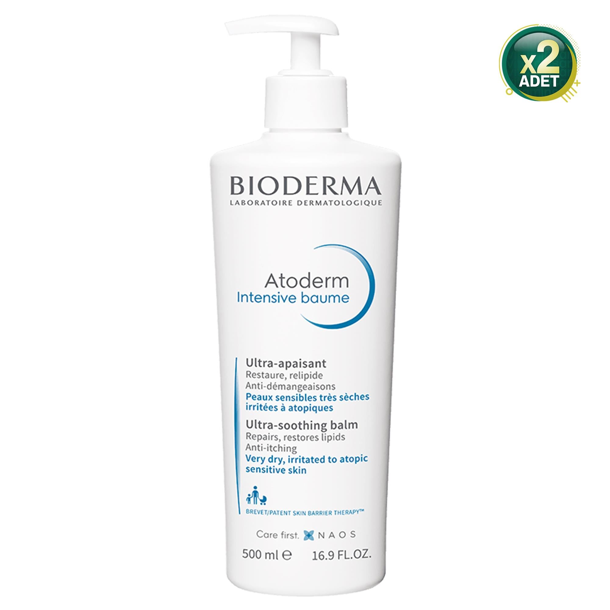 Bioderma Atoderm Intensive Vücut Nemlendirici Balm 500 ml 2 Adet