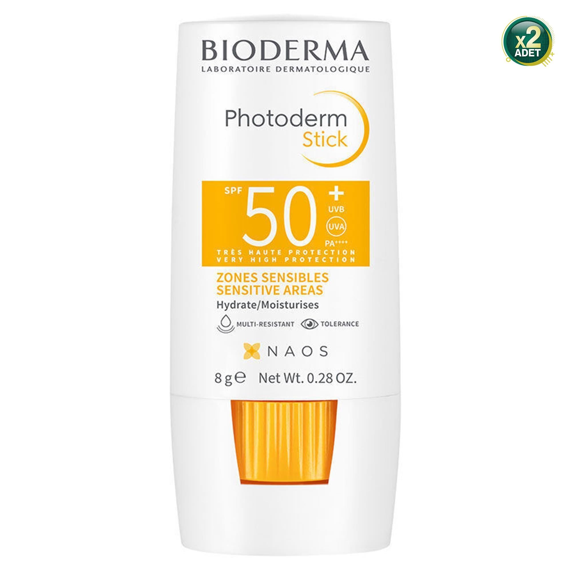Bioderma Photoderm 8 gr 50 Faktör Stick Güneş Kremi 2 Adet