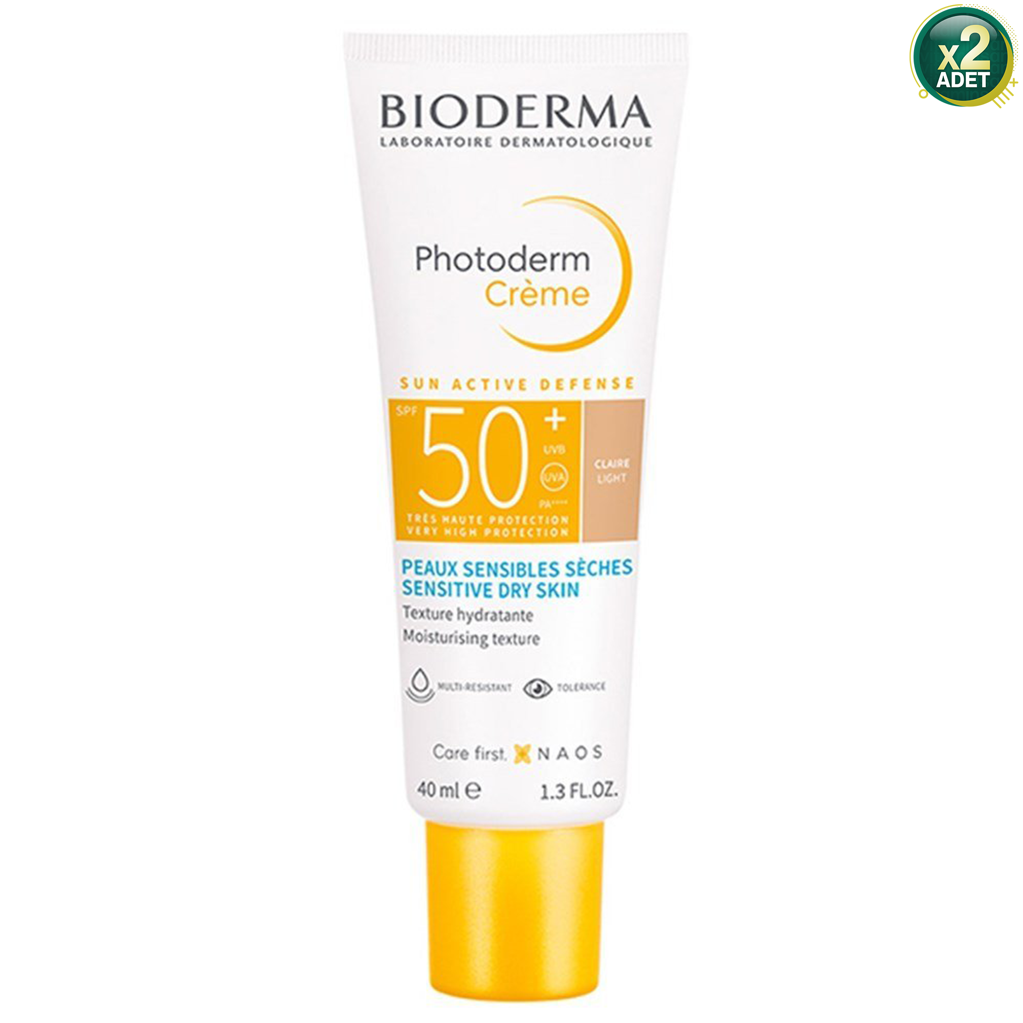 Bioderma Photoderm Creme Claire Light Spf50+ 40 ml 2 Adet