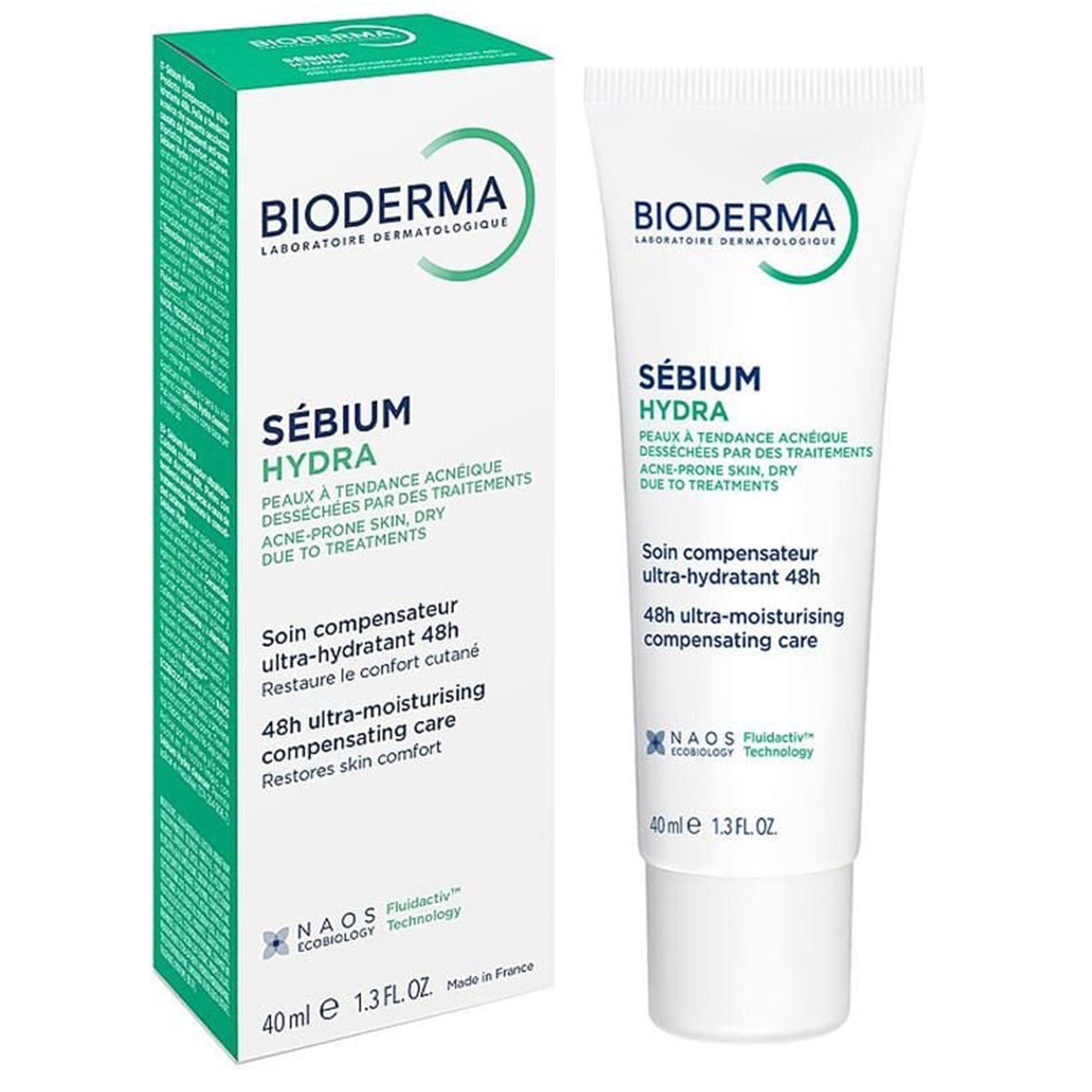 Bioderma Sebium Hydra Akneye Eğilimli Ciltler için Yatıştırıcı 40 ml Nemlendirici Krem