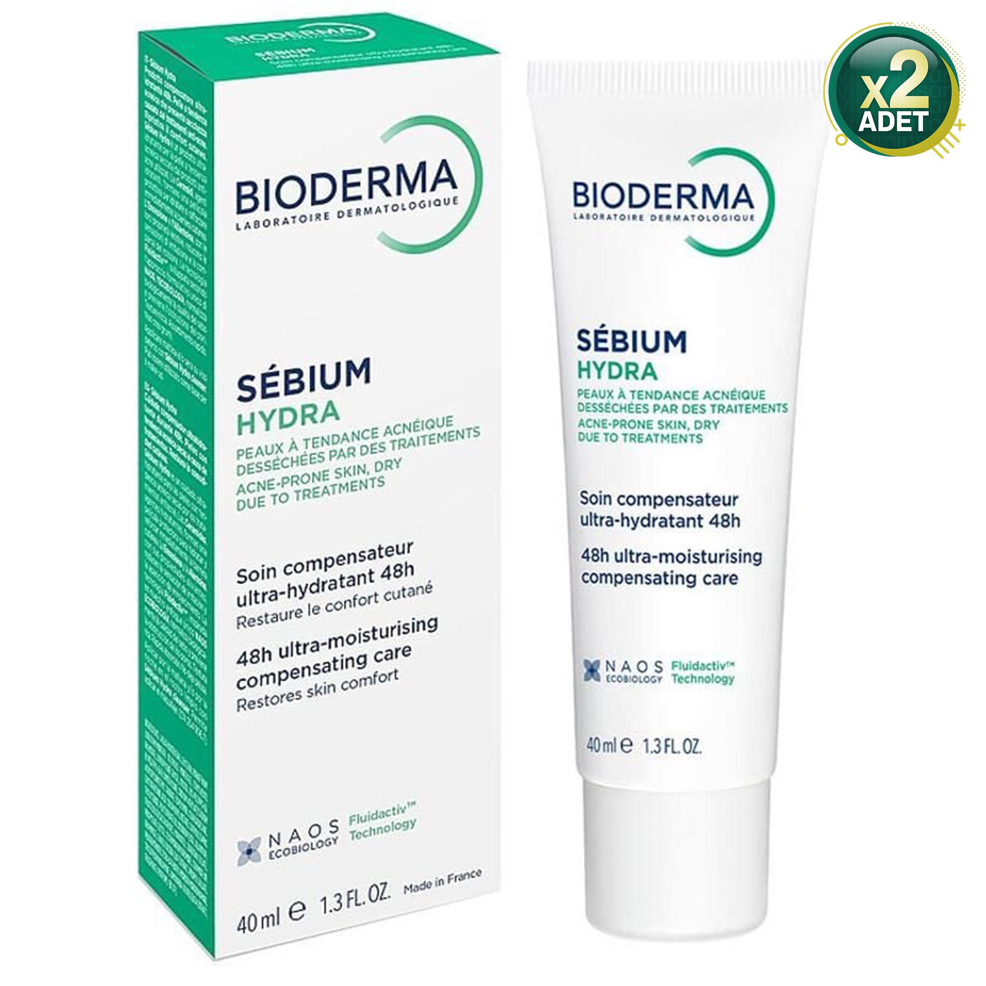 Bioderma Sebium Hydra Cream 40 Ml 2 Adet