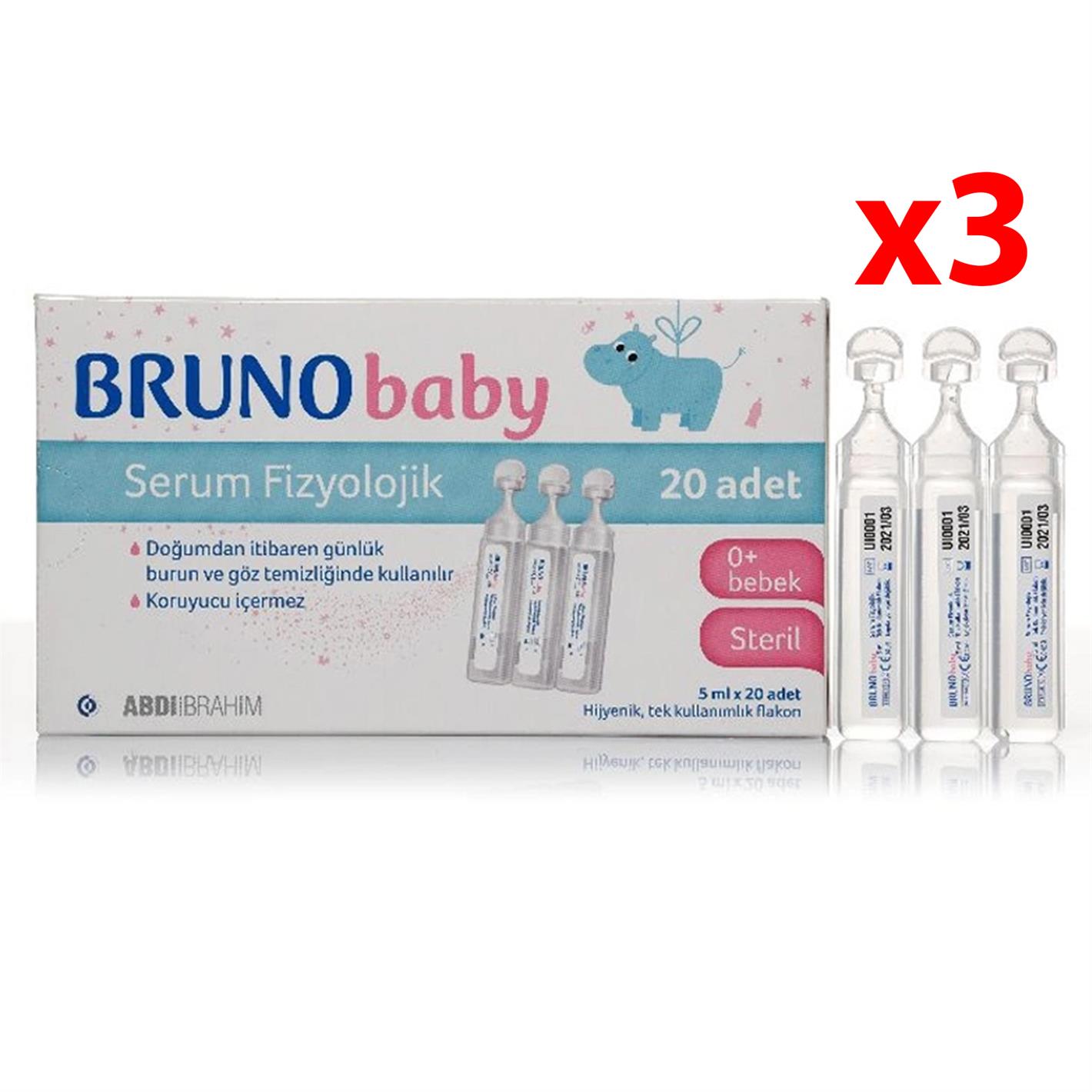 Bruno Baby Serum Damla 5 ml x 20 Adet 3 Adet