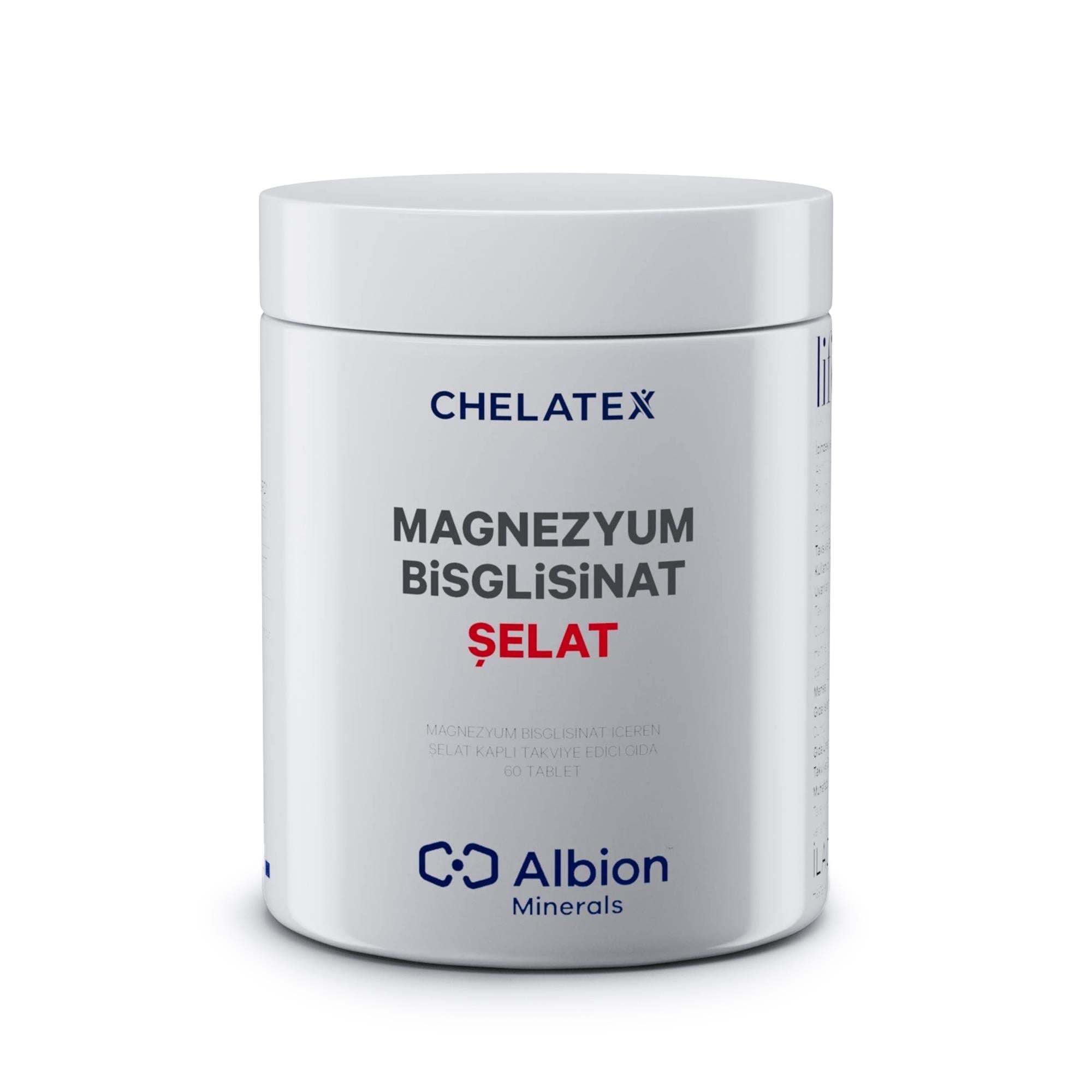 Chelatex Magnezyum Bisglisinat 60 Tablet