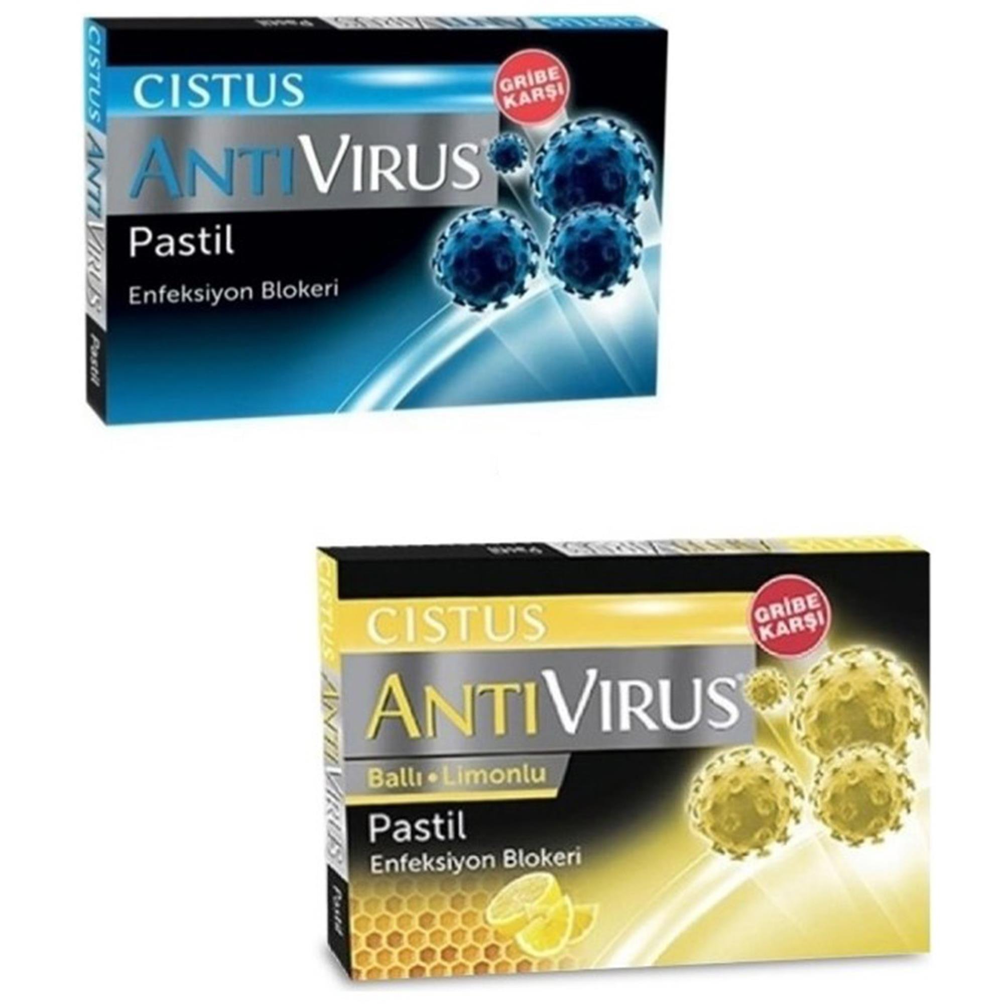 CISTUS Antivirus Bal Limon Ve Mentollü Boğaz Pastili 10 Pastil Avantaj Paketi