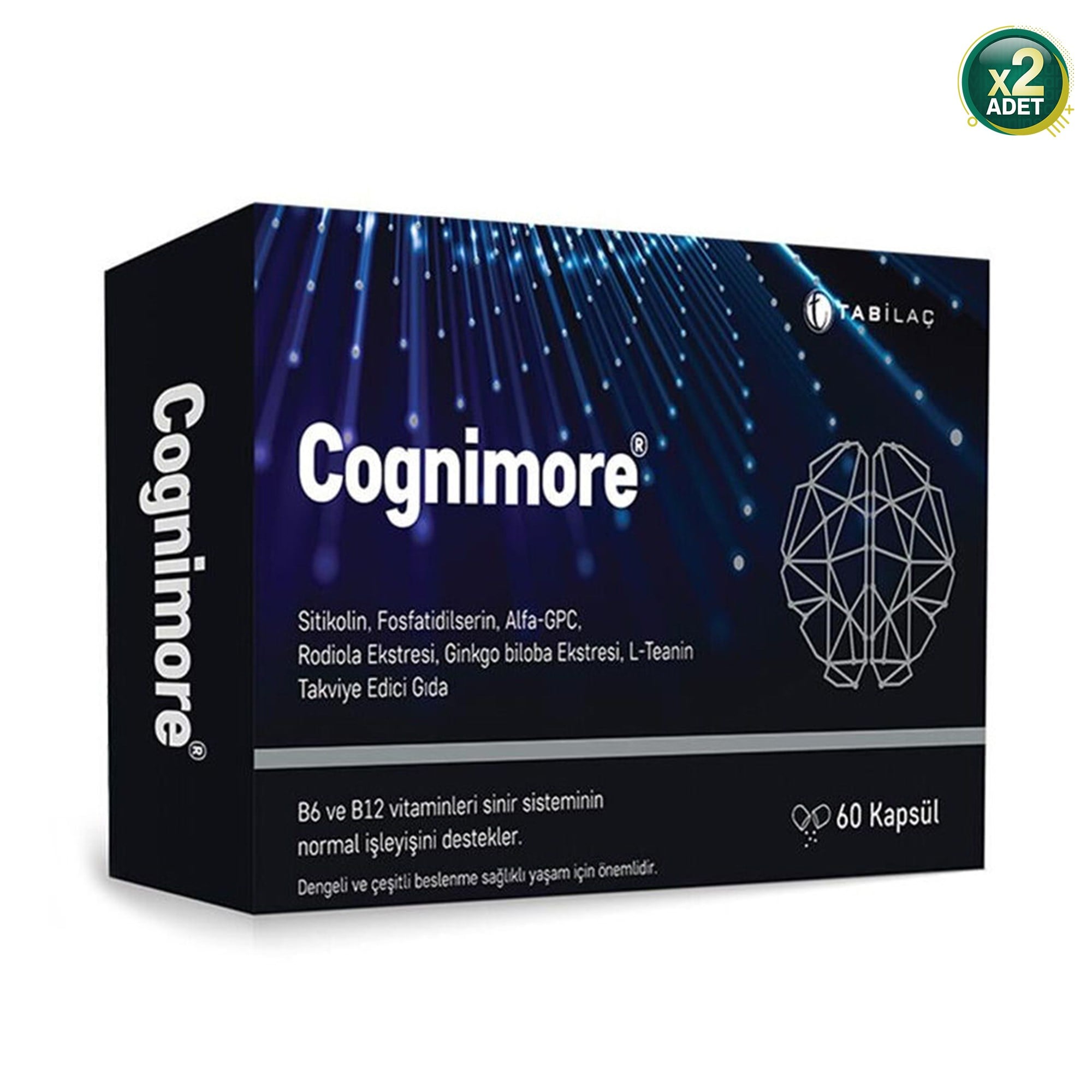 Cognimore 60 Kapsül 2 Adet
