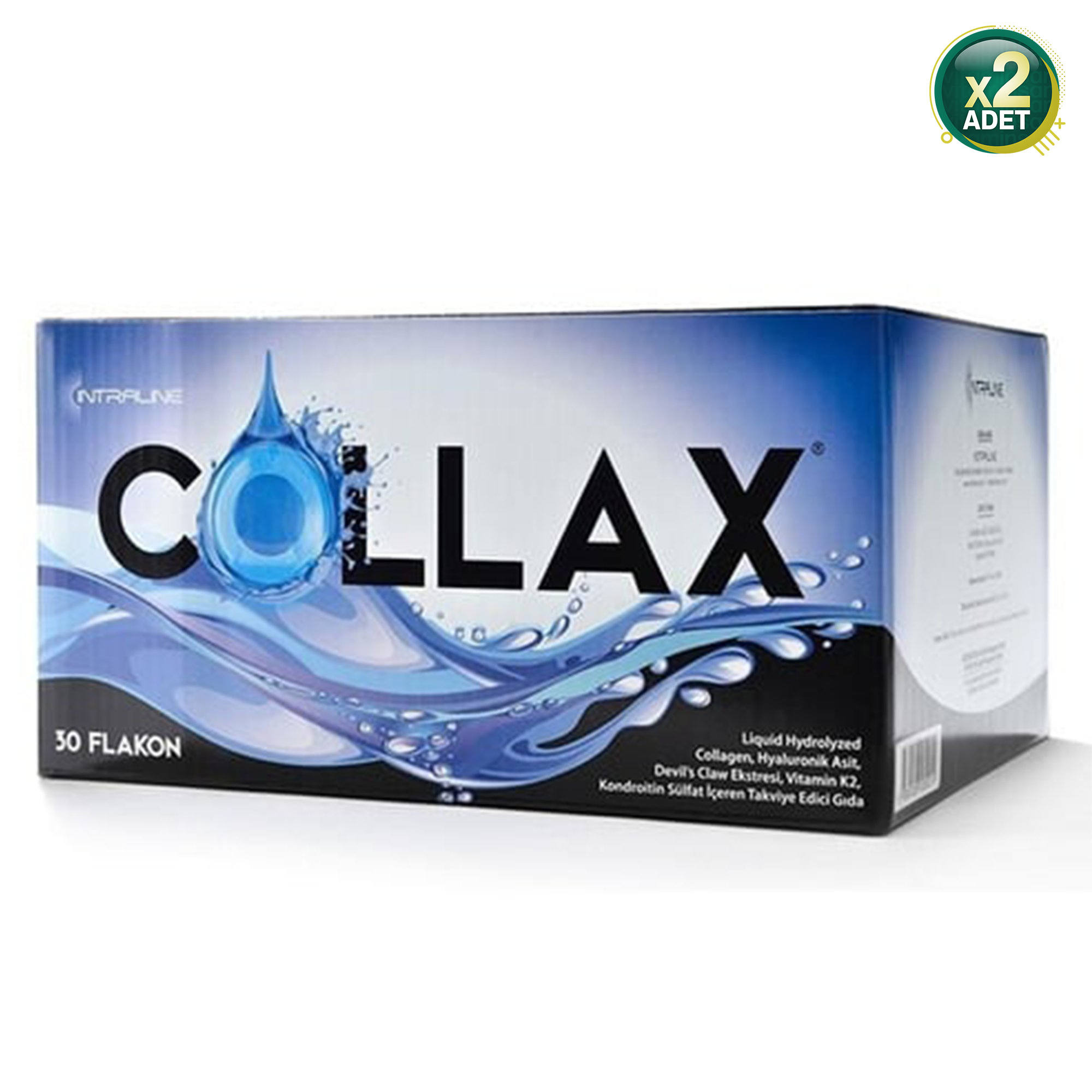 Collax Enzimatik Hidrolize Kolajen 30 Flakon 2 Adet
