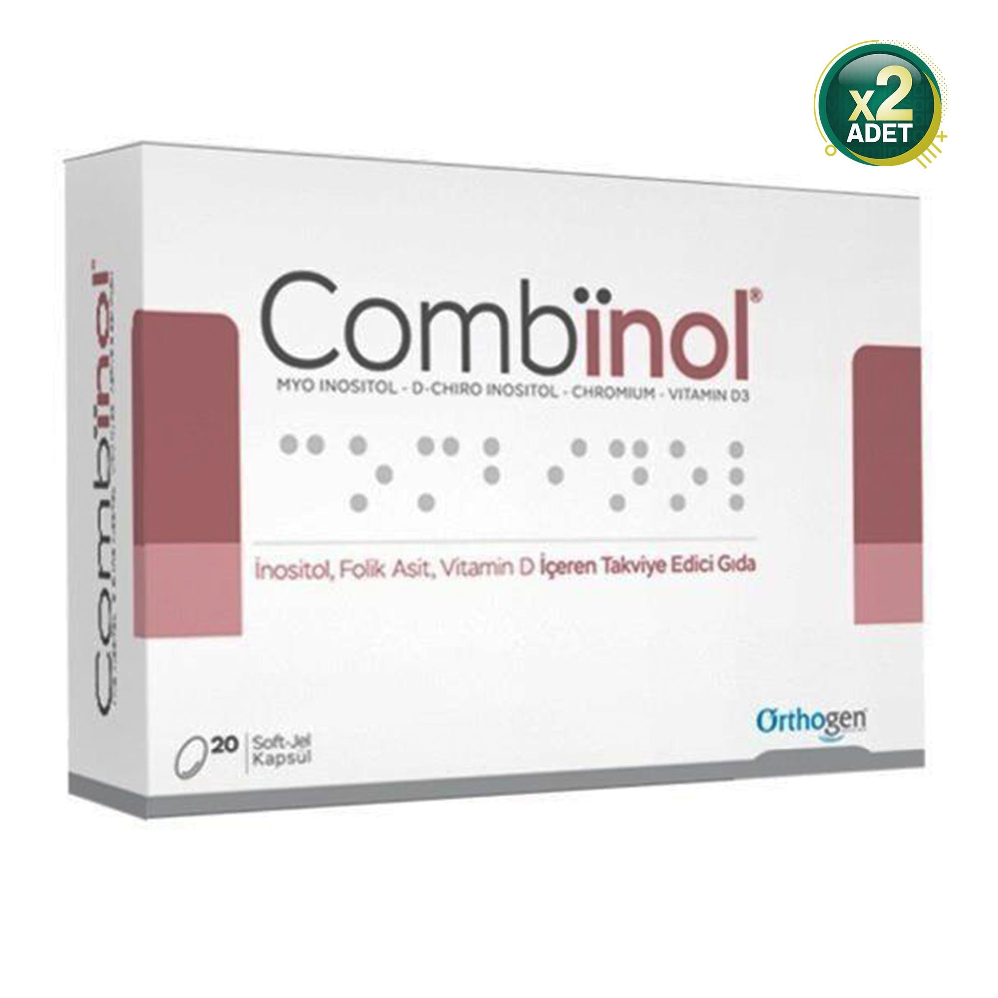 Combinol 20 Jel Kapsül 2 Adet