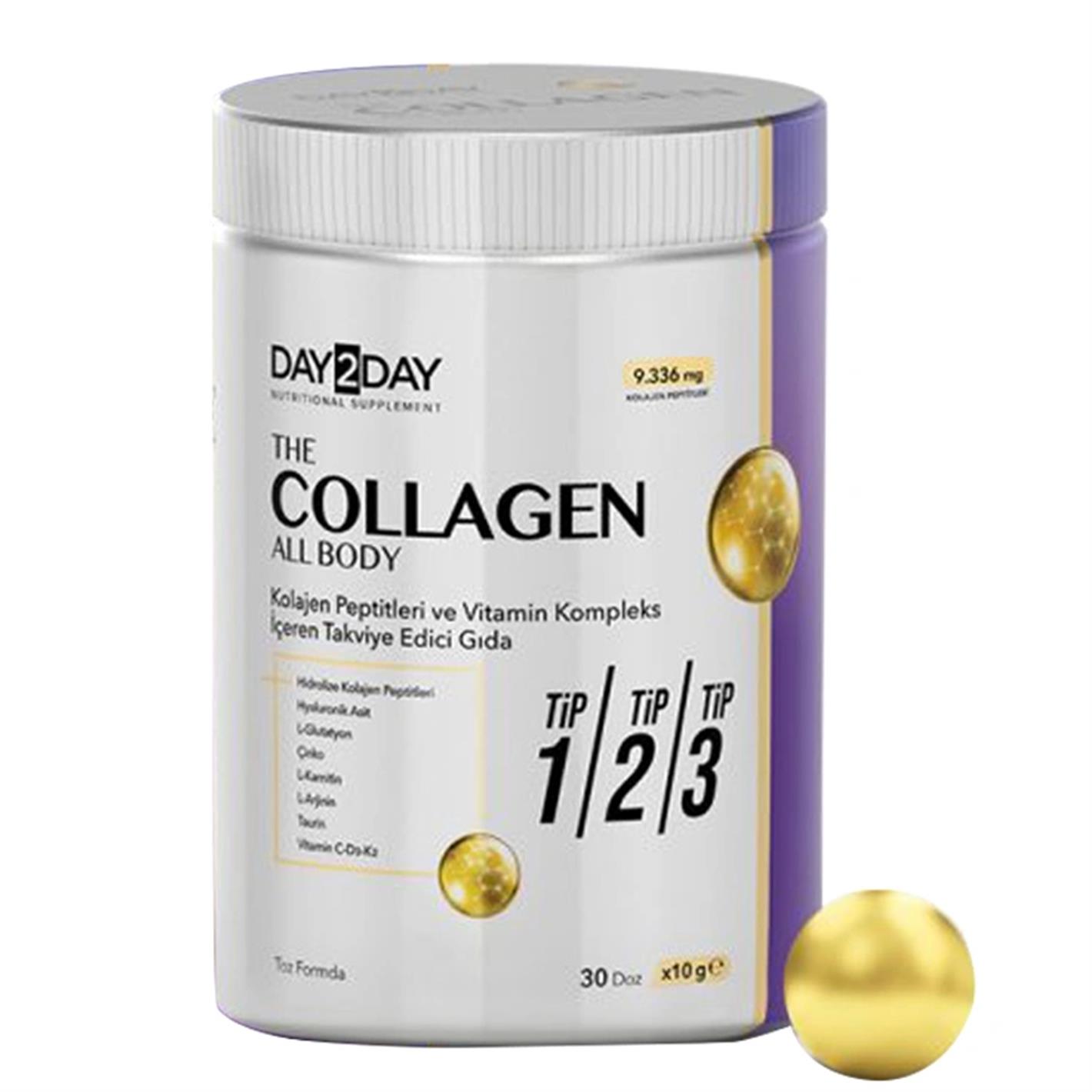 Day2Day The Collagen All Body Takviye Edici Gıda 300 g