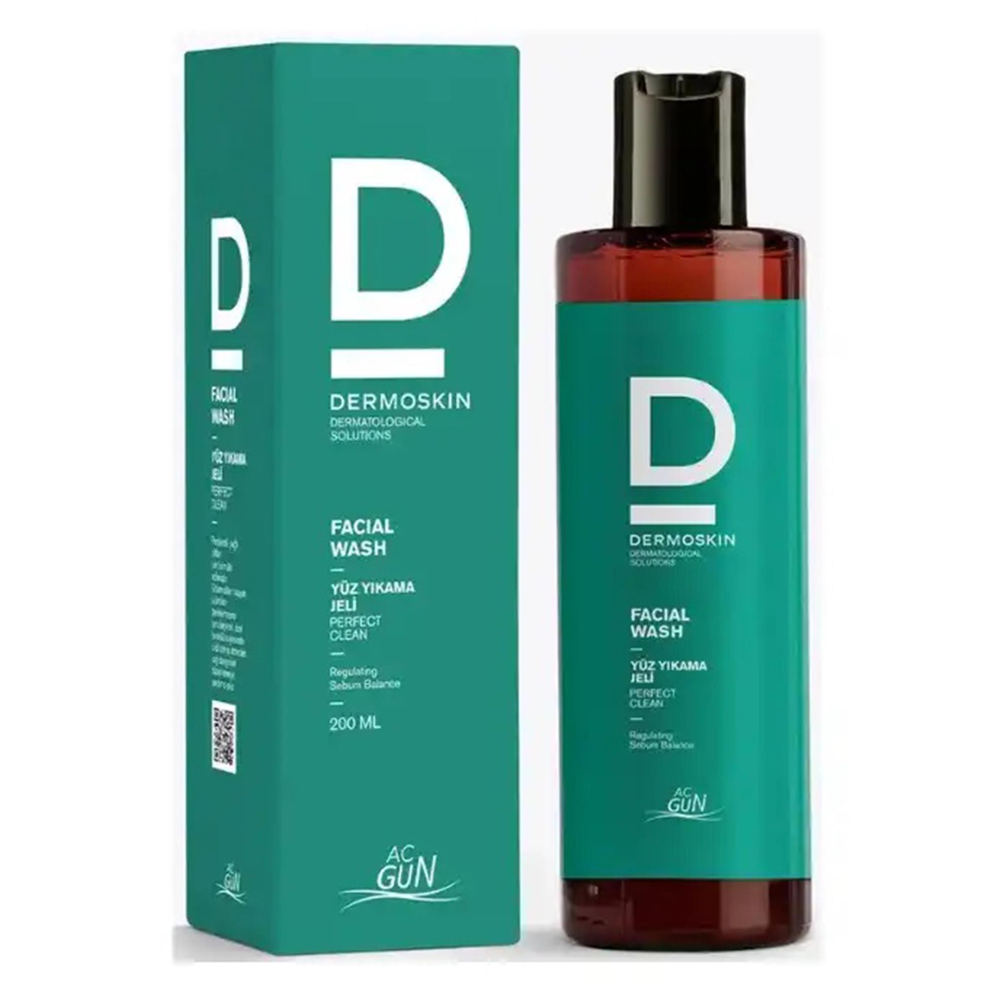 Dermoskin Acnegun 200 ml Yüz Yıkama Jeli