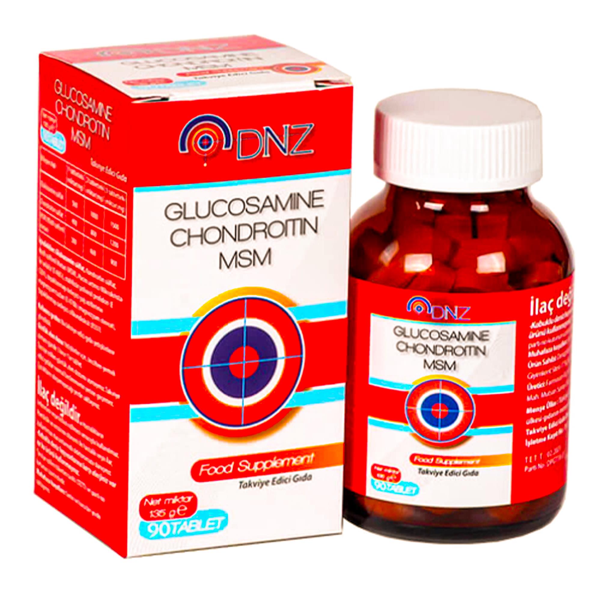 Dnz Glucosamine Chondroitin MSM 90 Tablet