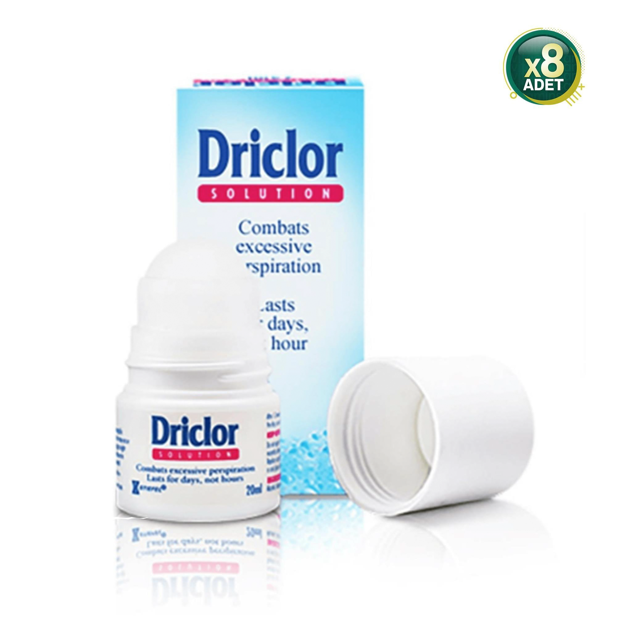 Driclor Antiperspirant 20 ml 8 Adet Roll-On