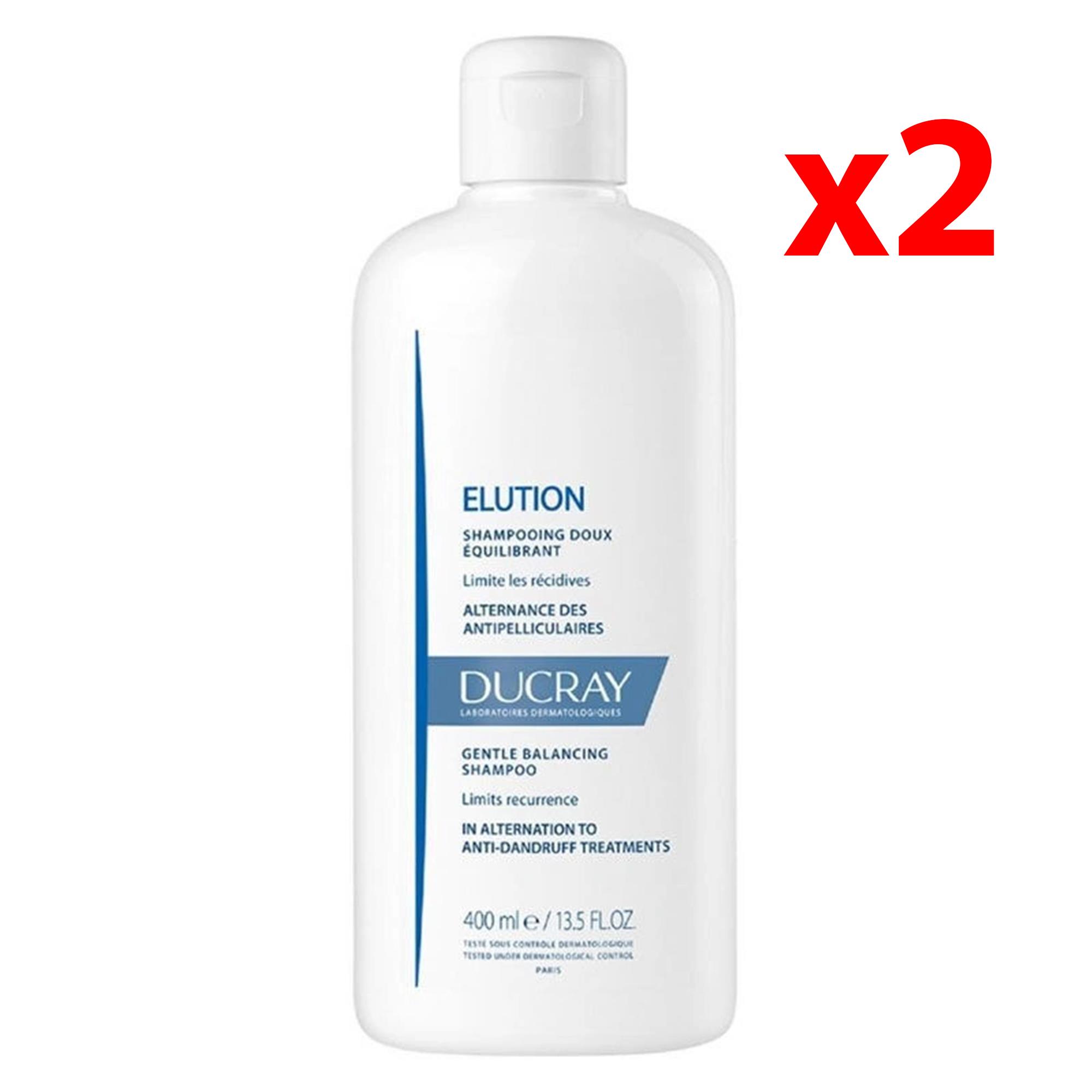 Ducray Elution Tamamlayıcı Bakım Şampuanı 400 ml 2 Adet